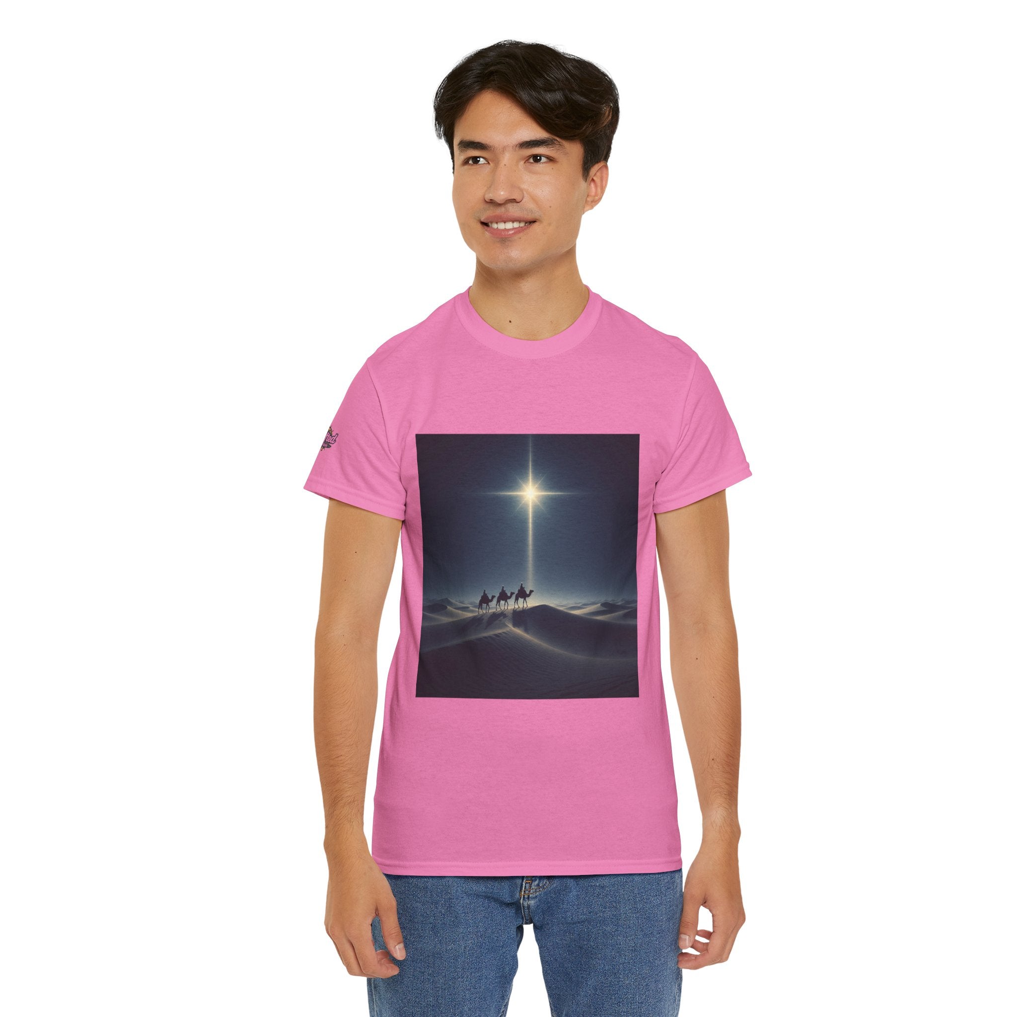 3 Wise Men T-shirt – Magi Camels Nativity Journey Christian Christmas T-shirt for Epiphany Faith & Holy Night Printify
