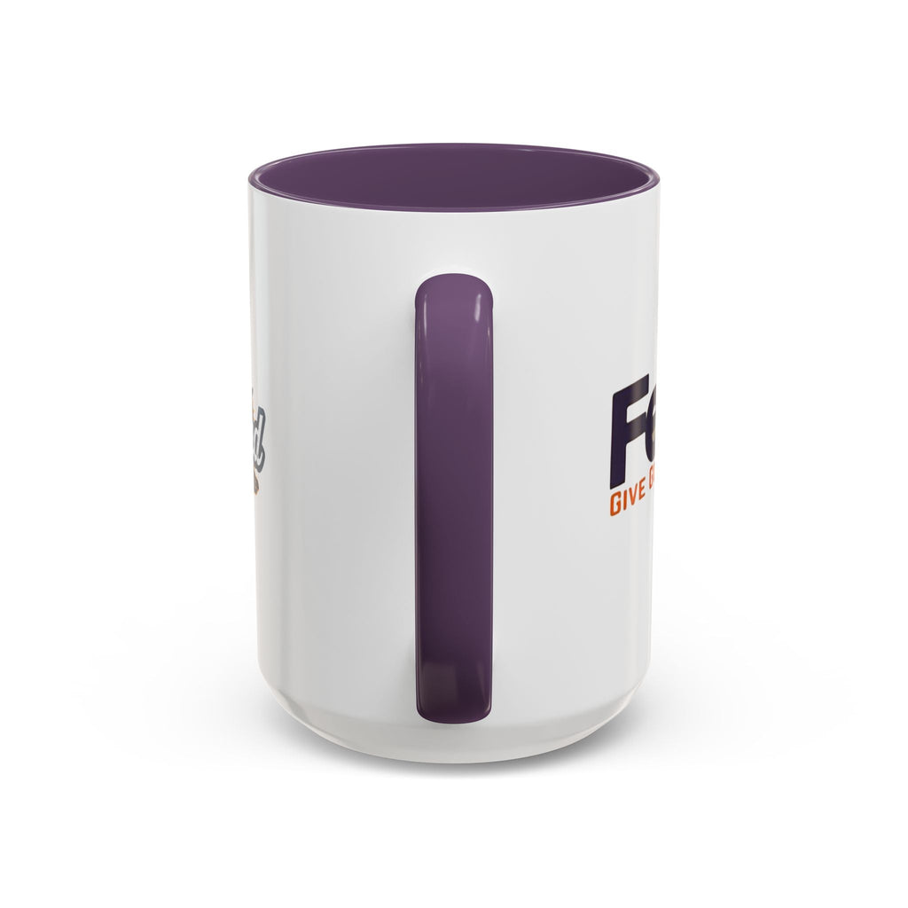 Funny Christian Coffee Mug — “Give God Control, HE Delivers” Accent Mug (11/15oz) Printify