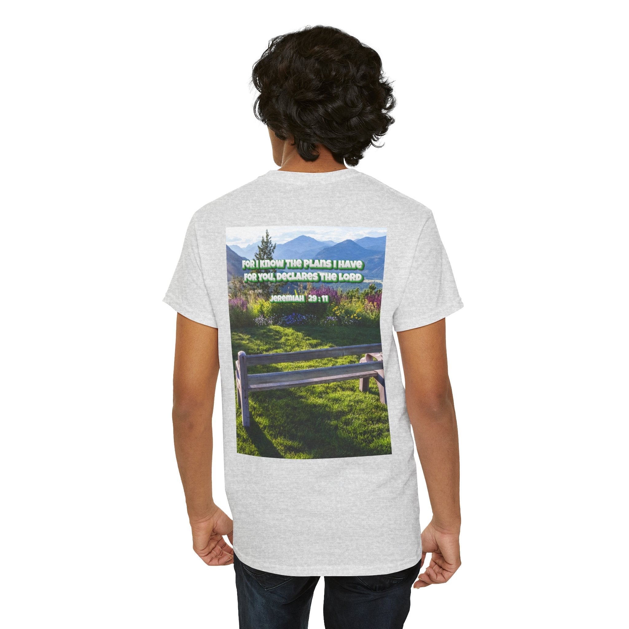 Bible Verse Unisex Tee -  Jeremiah 29 : 11 Printify