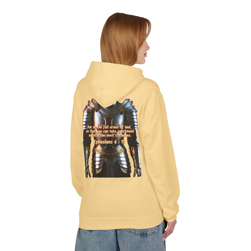 Hoodie - Ephesians 6:11 Bible Verse Religious Design Printify