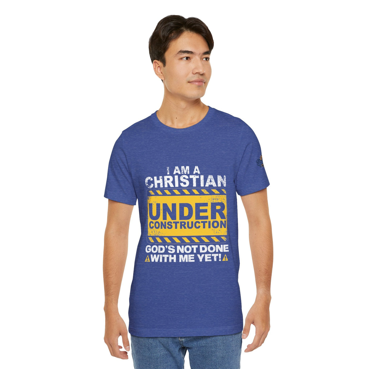Christian Under Construction T-shirt | God Is Not Done With Me Yet T-shirt Printify