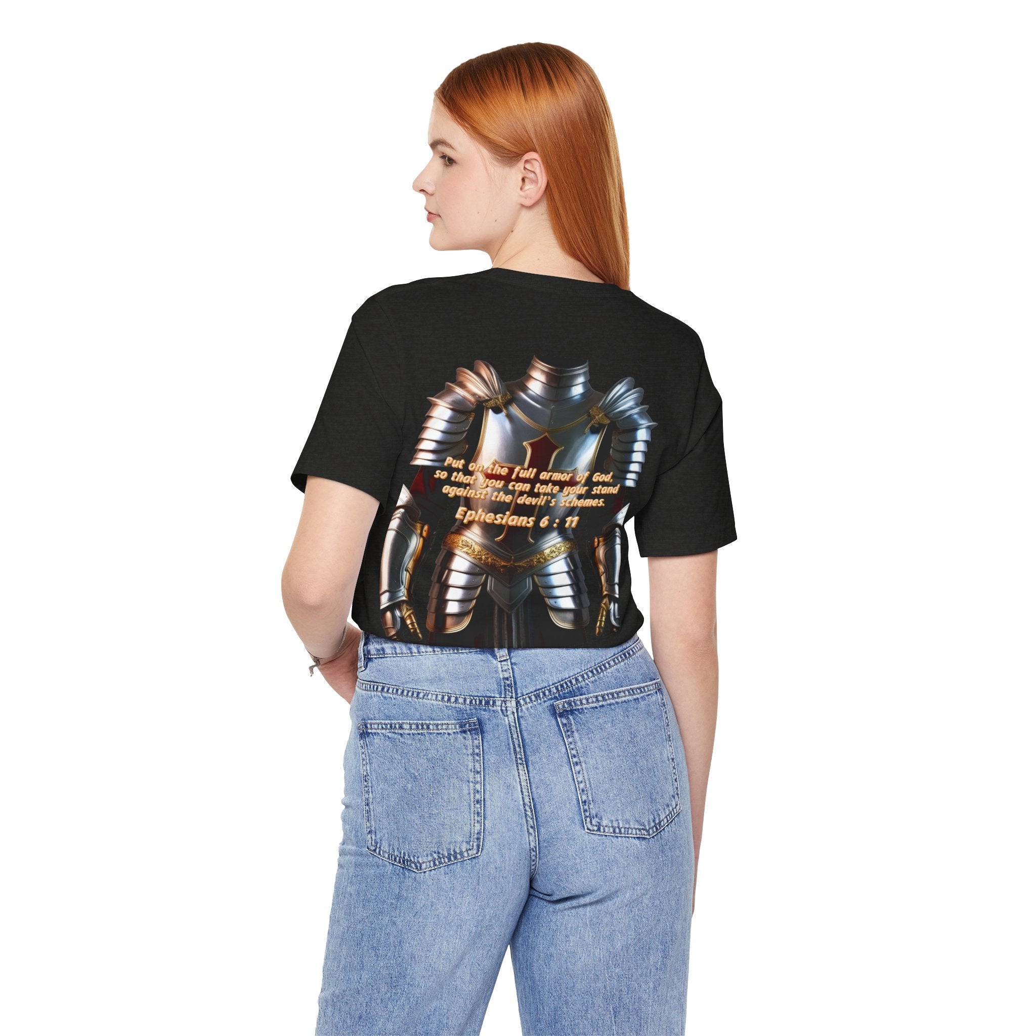 Religious Graphic Armor Of God Design - Unisex Jersey Short Sleeve Tee Printify