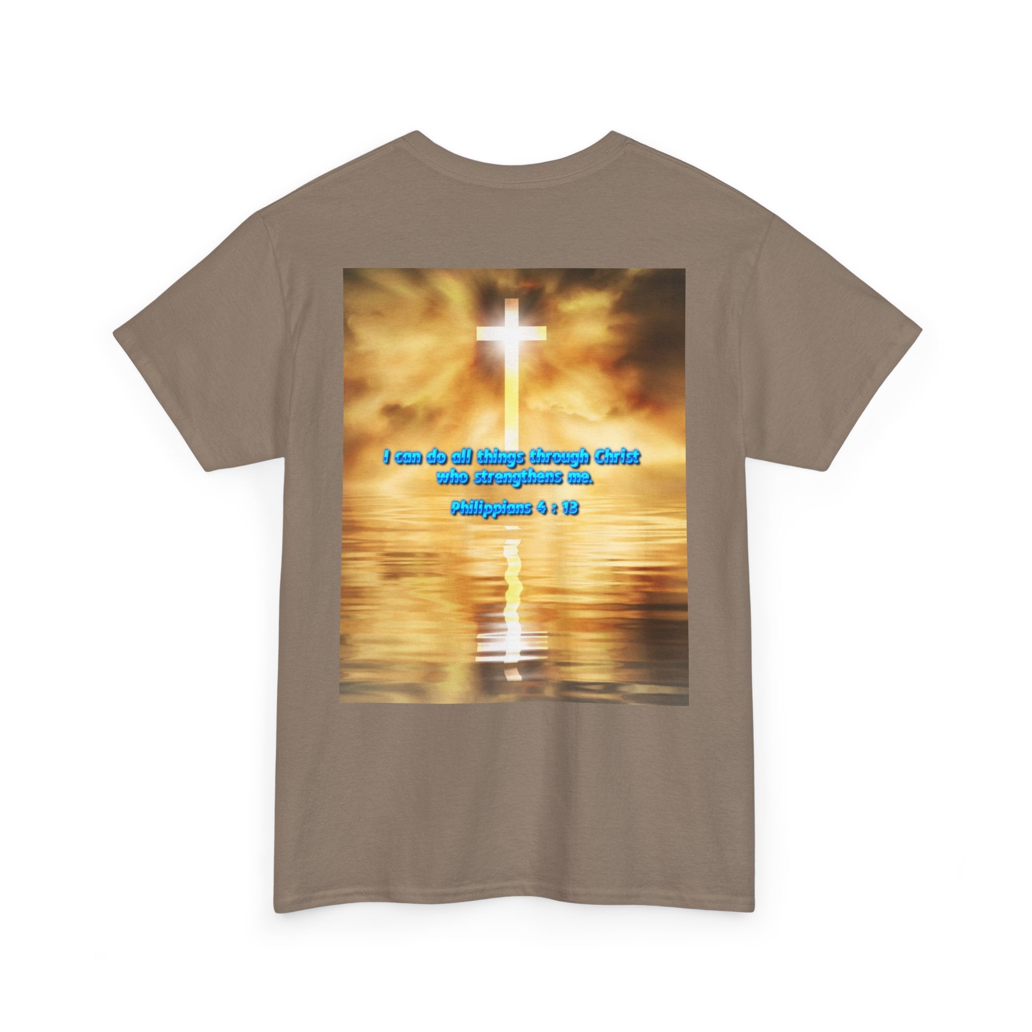 Bible Verse Unisex Tee - Philippians 4 : 13 Printify