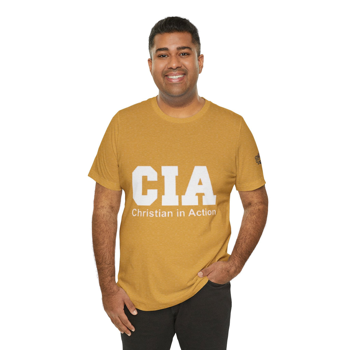 CIA Christian in Action T-shirt - Funny Faith Parody T-shirt - Mission Ready Apparel Printify
