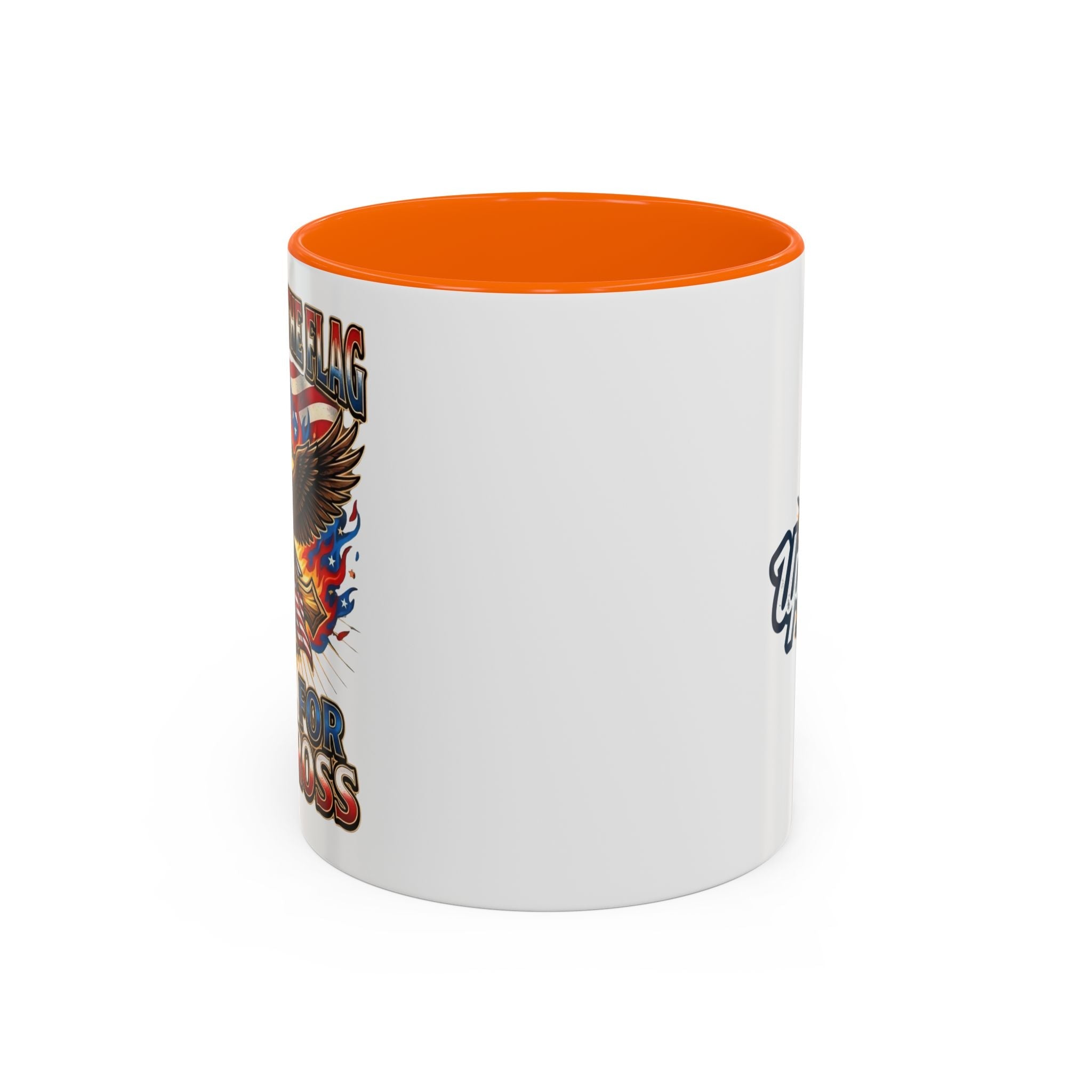 Patriotic Eagle Coffee Mug — "Stand for the Flag, Kneel for the Cross" (11/15oz) Printify