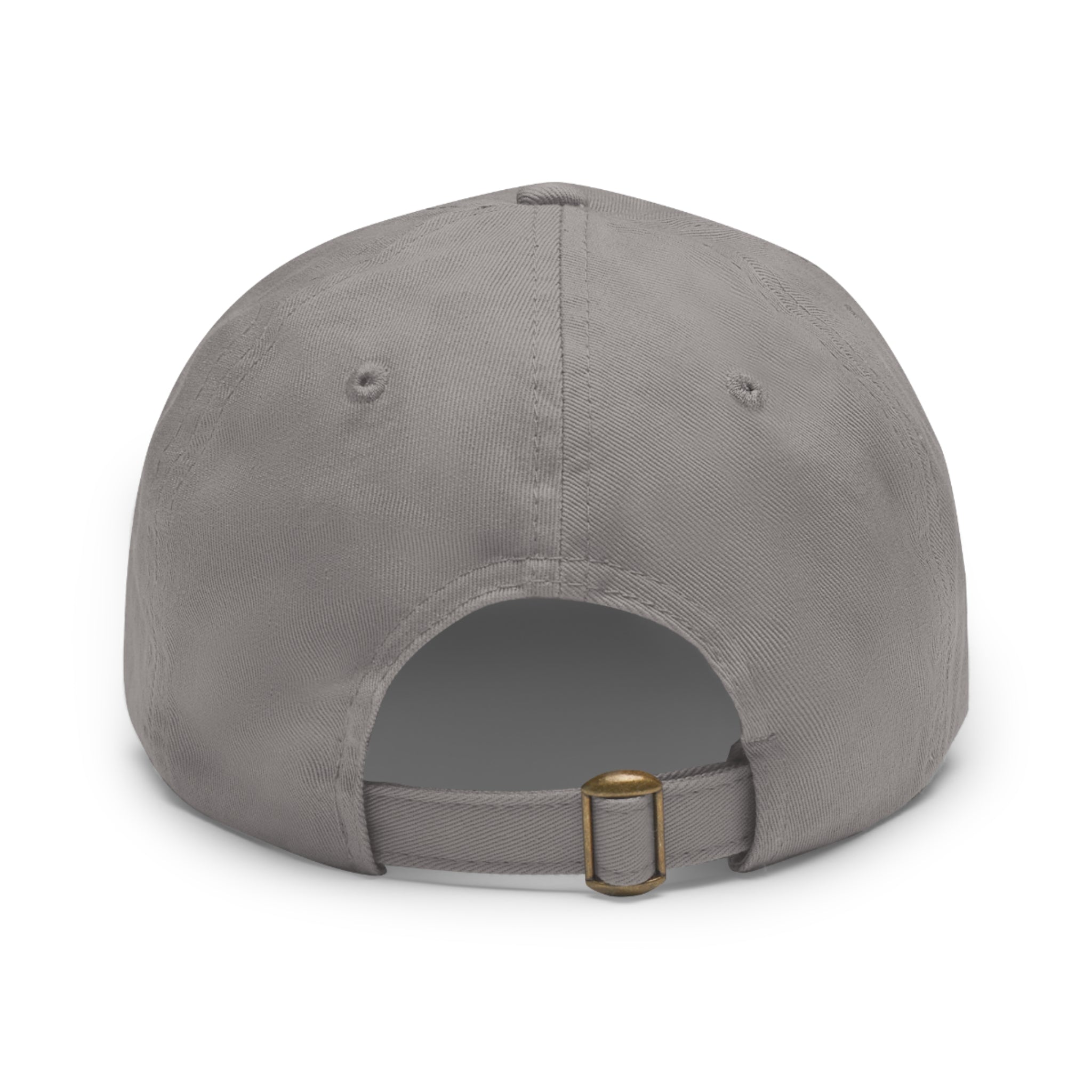 Uplifted Gear Leather Patch Dad Hat — Vintage Aviation Logo Cap Printify
