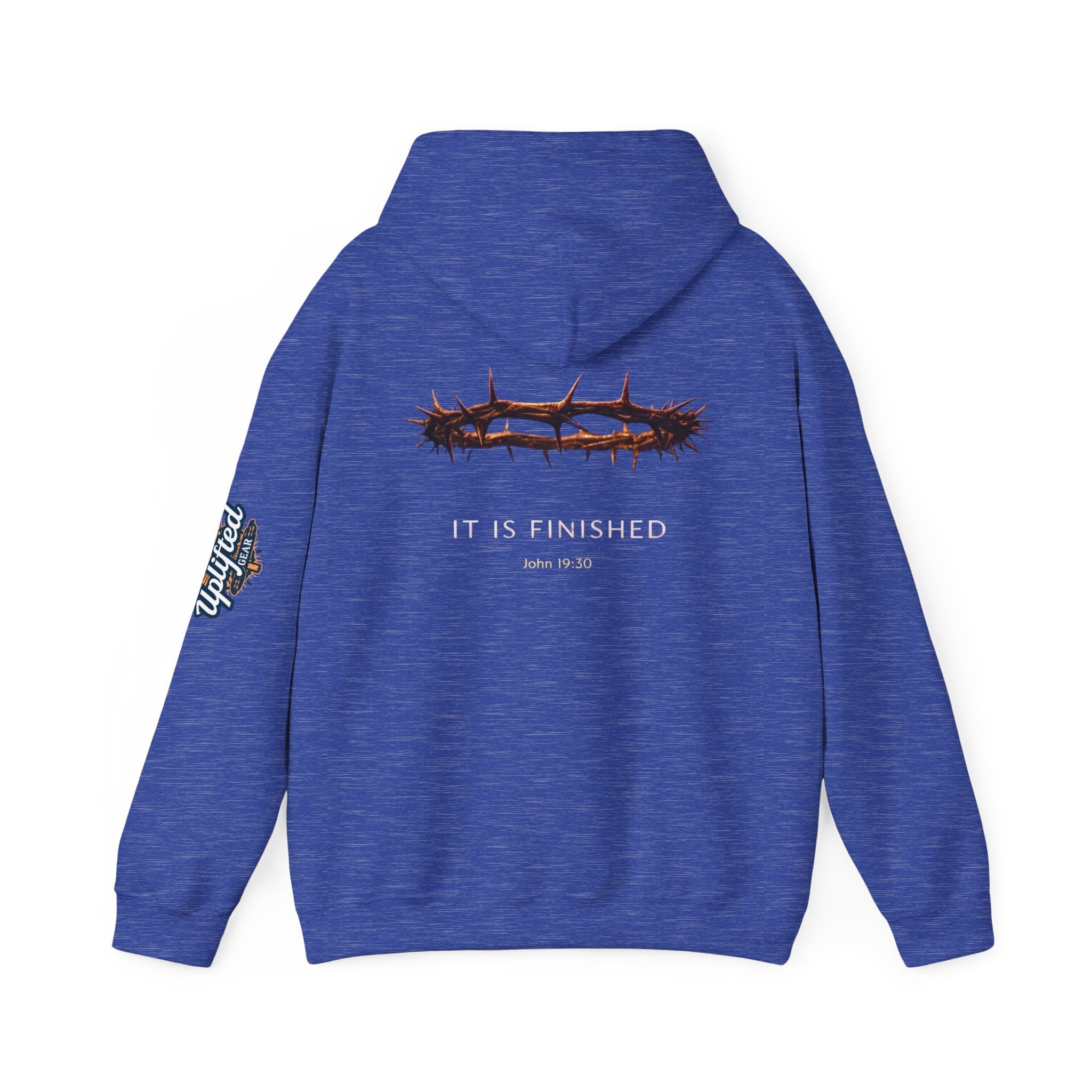 It Is Finished Crown of Thorns Hoodie — Christian John 19:30 Faith Hoodie Printify