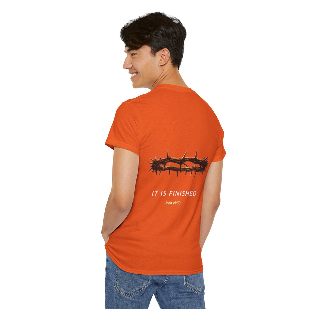 It Is Finished Crown of Thorns Tee — Christian John 19:30 Faith Shirt Printify