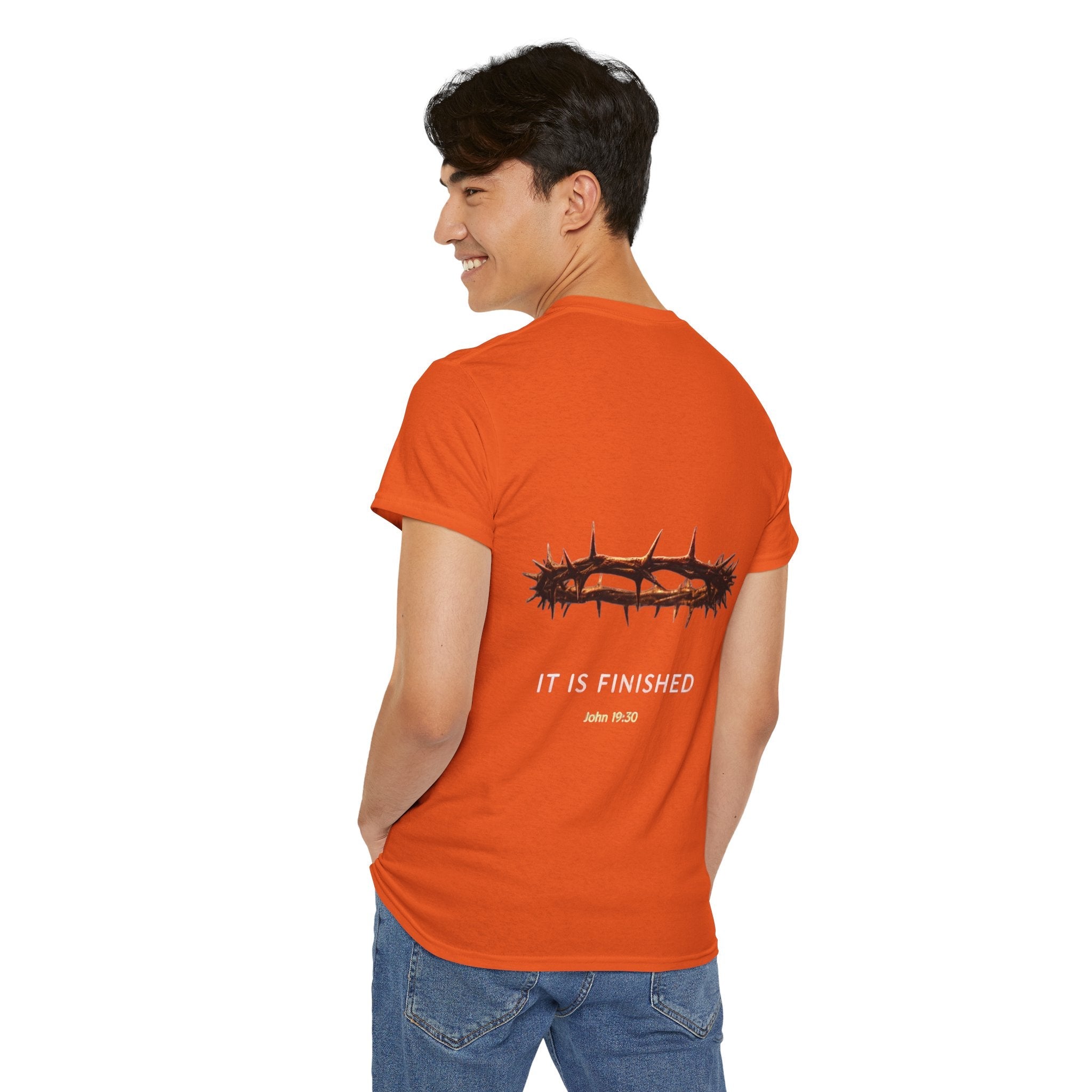 It Is Finished Crown of Thorns Tee — Christian John 19:30 Faith Shirt Printify