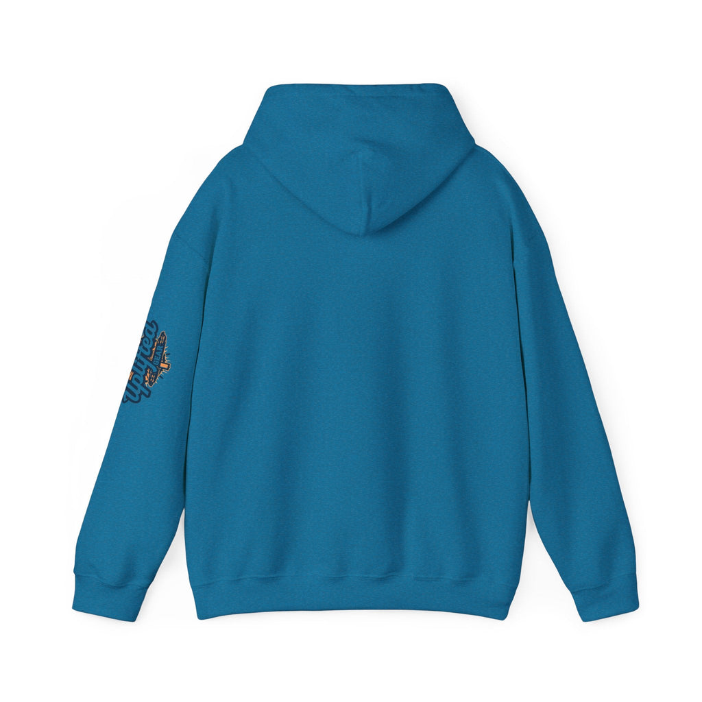 Faith Over Fear Hoodie – Graffiti Wall Christian Sweatshirt for Bold 2 Corinthians 5:7 Streetwear & Unshakable Faith Printify