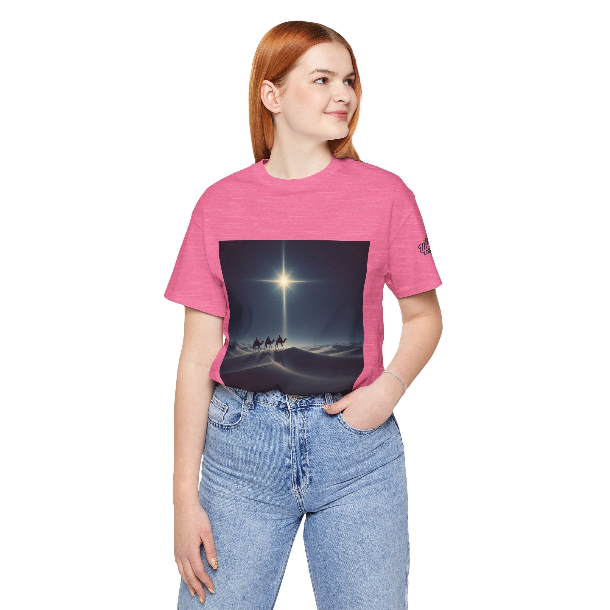 3 Wise Men T-shirt – Magi Camels Nativity Journey Christian Christmas T-shirt for Epiphany Faith & Holy Night Printify