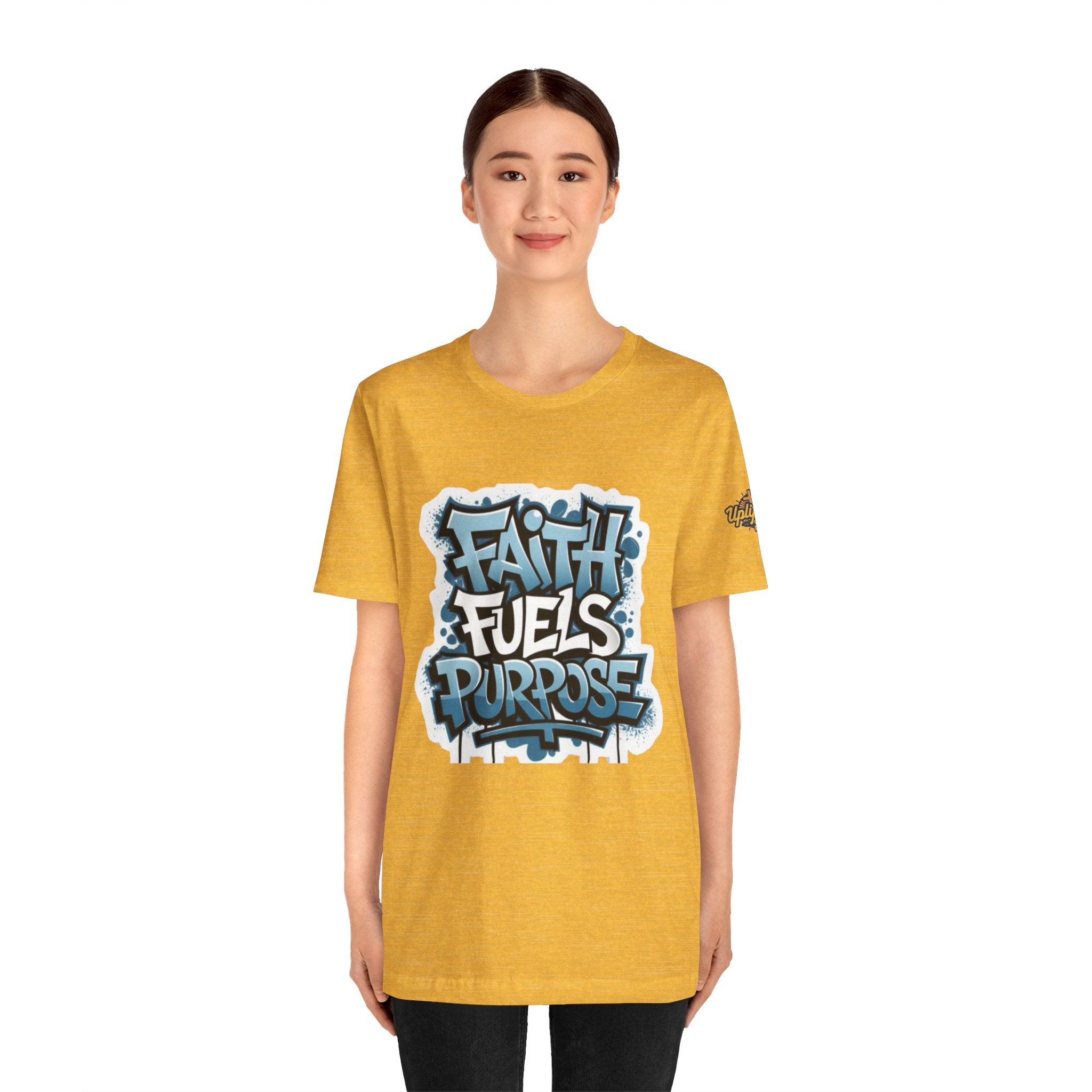 Faith Fuels Purpose T-shirt – Inspirational Christian T-shirt for Divine Drive & Unstoppable Belief Printify