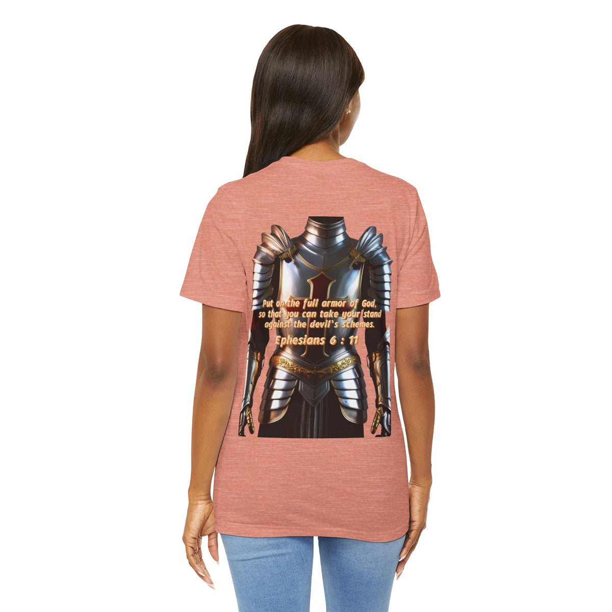 Religious Graphic Armor Of God Design - Unisex Jersey Short Sleeve Tee Printify