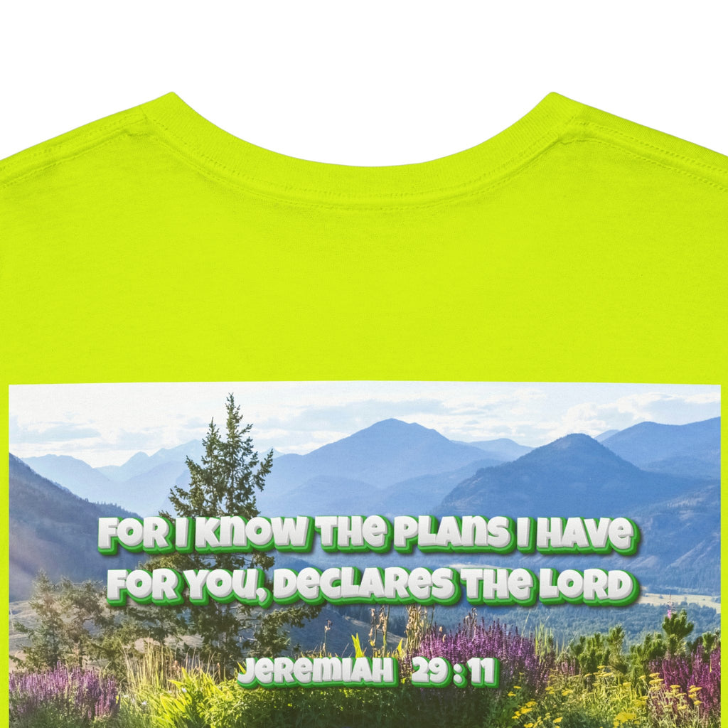 Bible Verse Unisex Tee -  Jeremiah 29 : 11 Printify