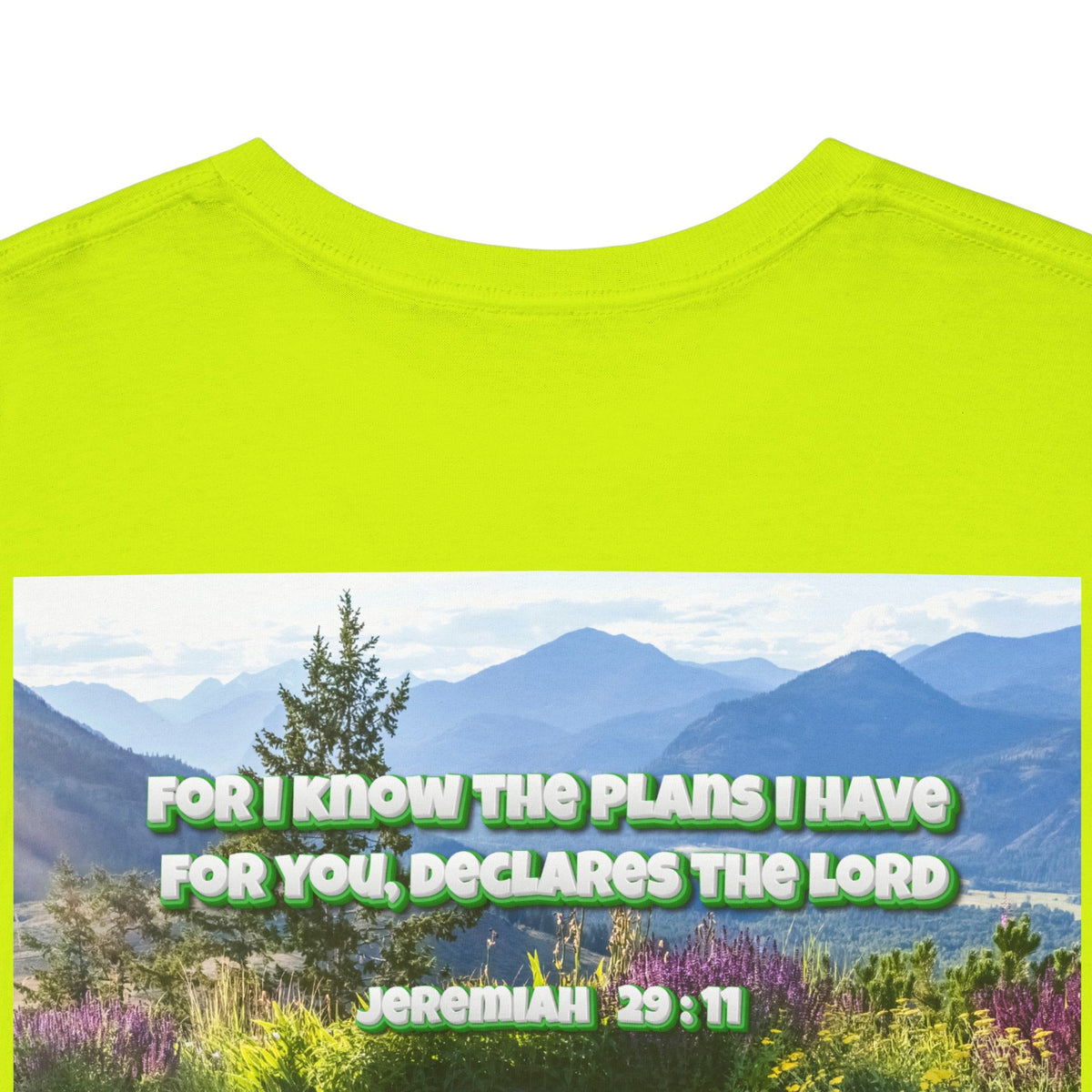 Bible Verse Unisex Tee -  Jeremiah 29 : 11 Printify