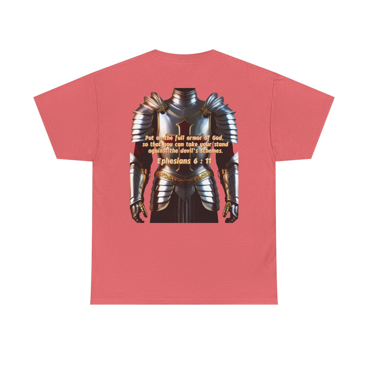 Religious Graphic Armor Of God Design - Unisex Heavy Cotton Tee Printify