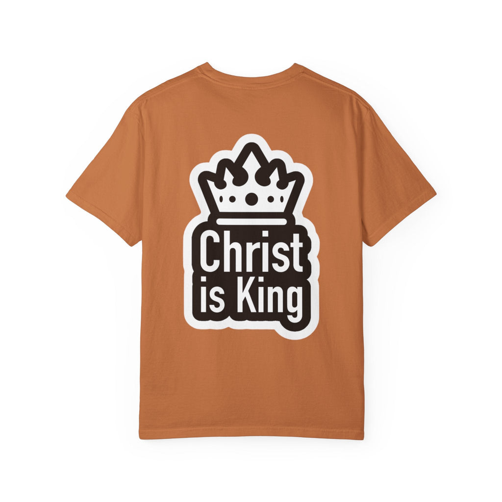 Christ is King T-Shirt – Bold Crown & Cross Christian Tee for Unashamed Faith Printify