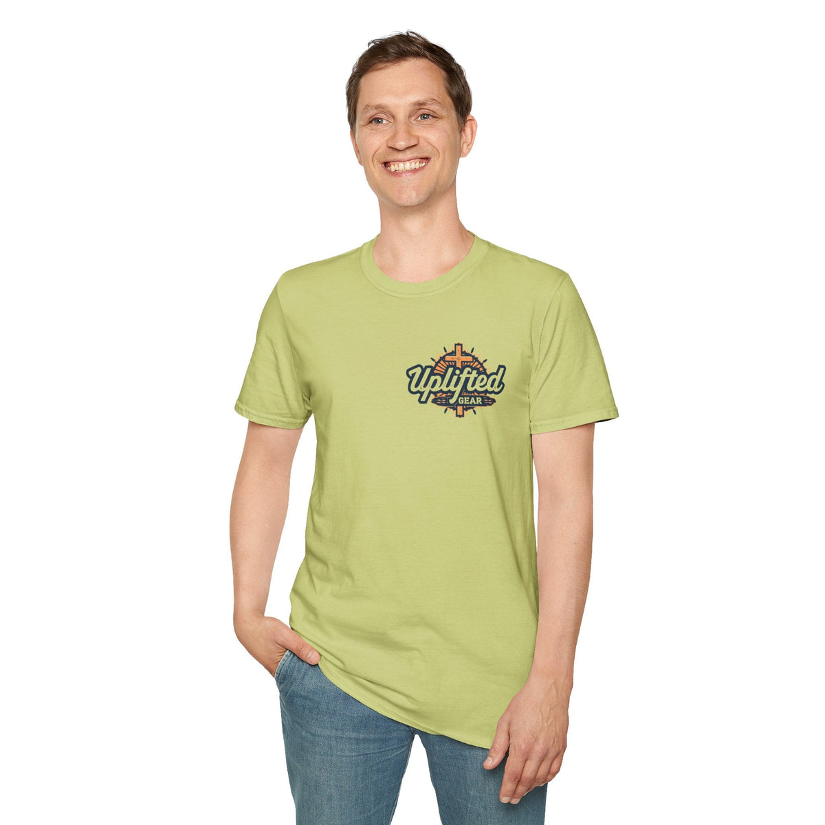 Religious Graphic Tee with Armor Of God Design - Unisex Softstyle T-Shirt Printify