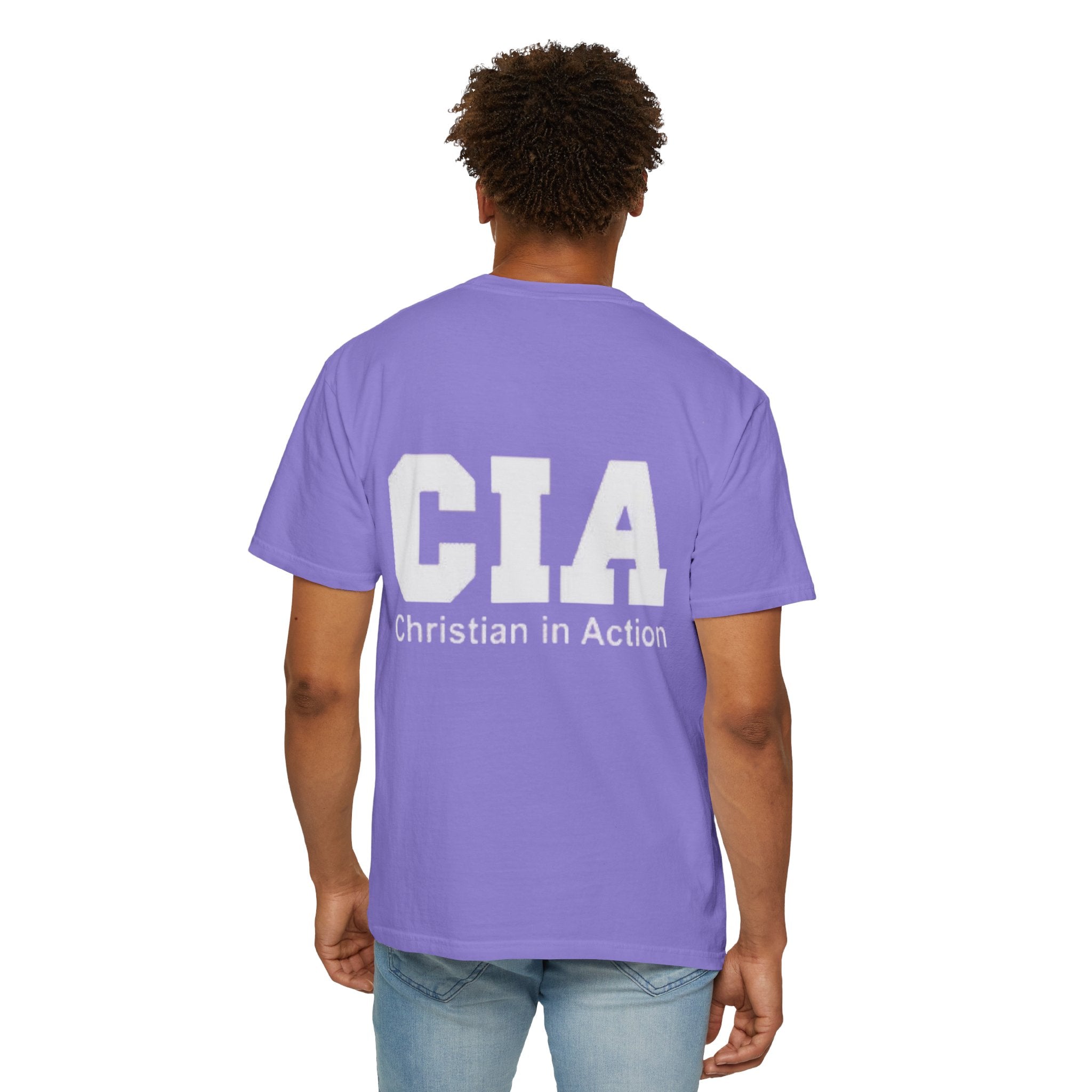 CIA Christian in Action T-shirt - Funny Faith Parody T-shirt - Mission Ready Apparel Printify