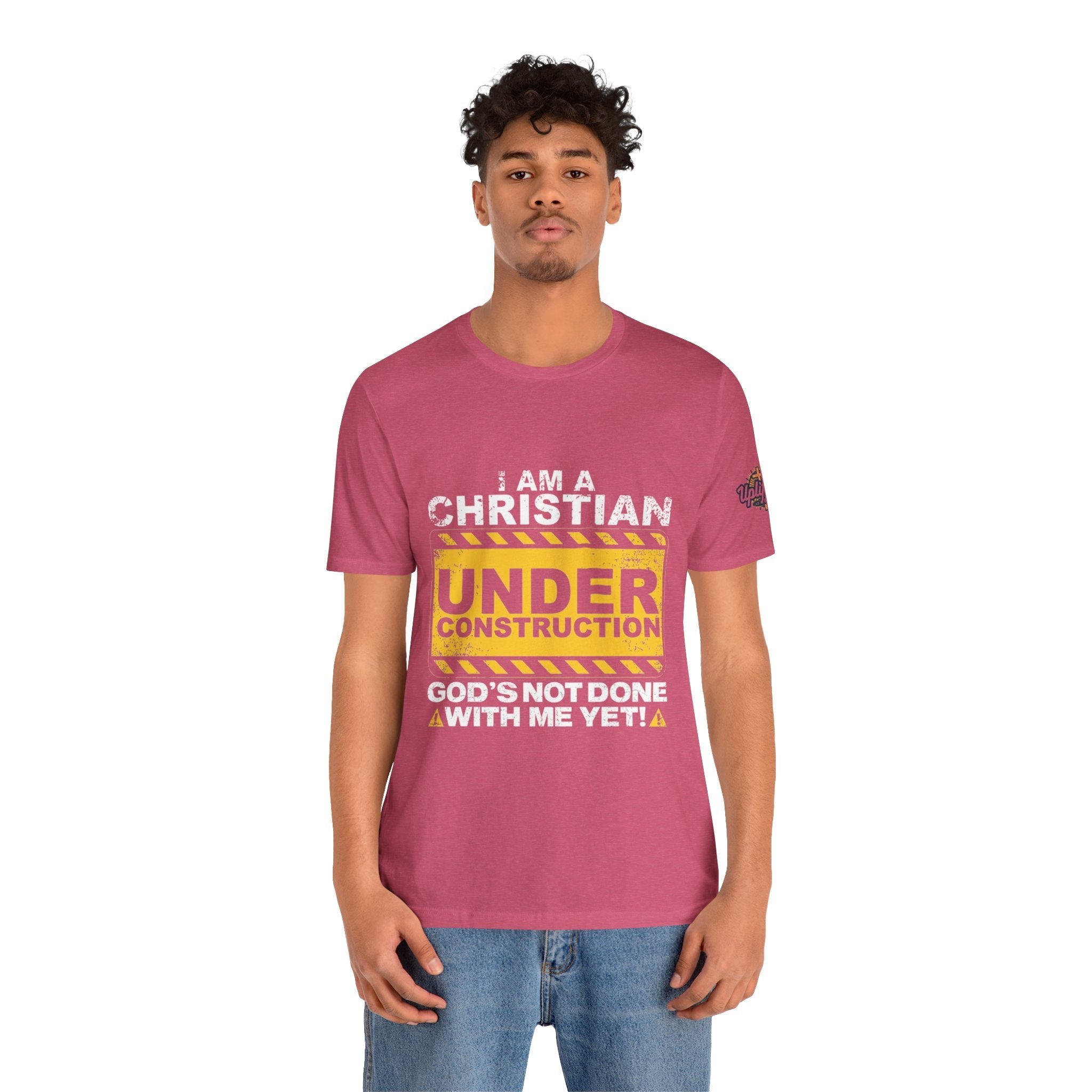 Christian Under Construction T-shirt | God Is Not Done With Me Yet T-shirt Printify