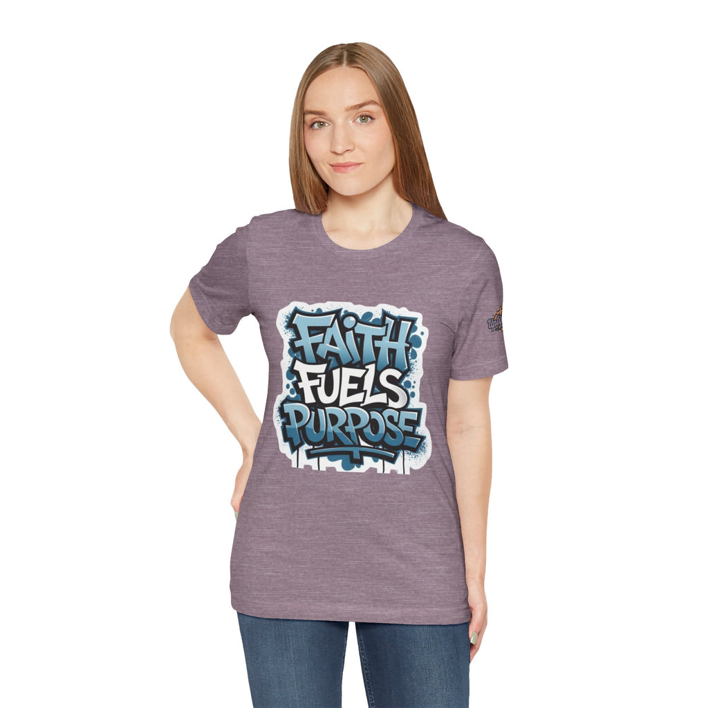 Faith Fuels Purpose T-shirt – Inspirational Christian T-shirt for Divine Drive & Unstoppable Belief Printify