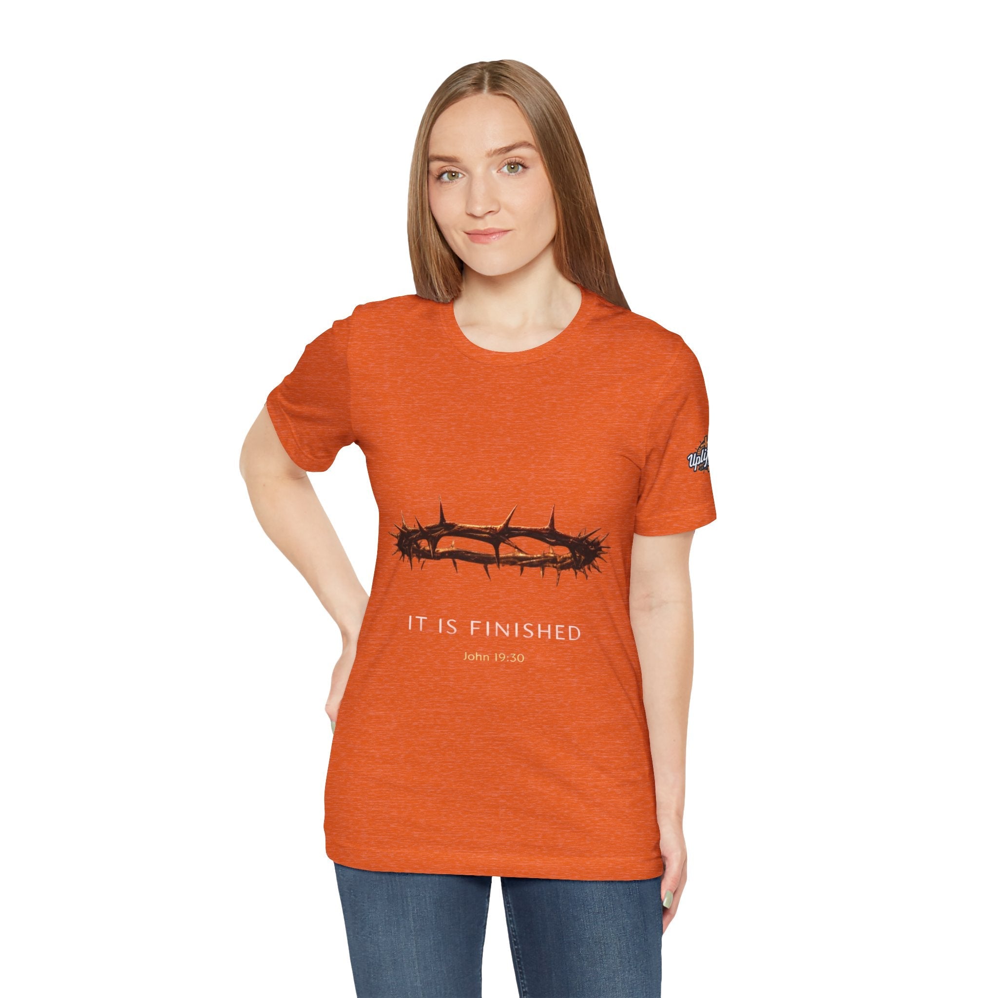 It Is Finished Crown of Thorns Tee — Christian John 19:30 Faith Shirt Printify