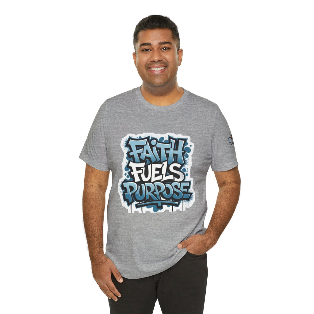 Faith Fuels Purpose T-shirt – Inspirational Christian T-shirt for Divine Drive & Unstoppable Belief Printify