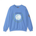 Joy to the World Sweatshirt – Wreath Earth Nativity Christian Christmas Sweatshirt for Isaiah 9:6 Holiday Faith & Festive Joy Printify