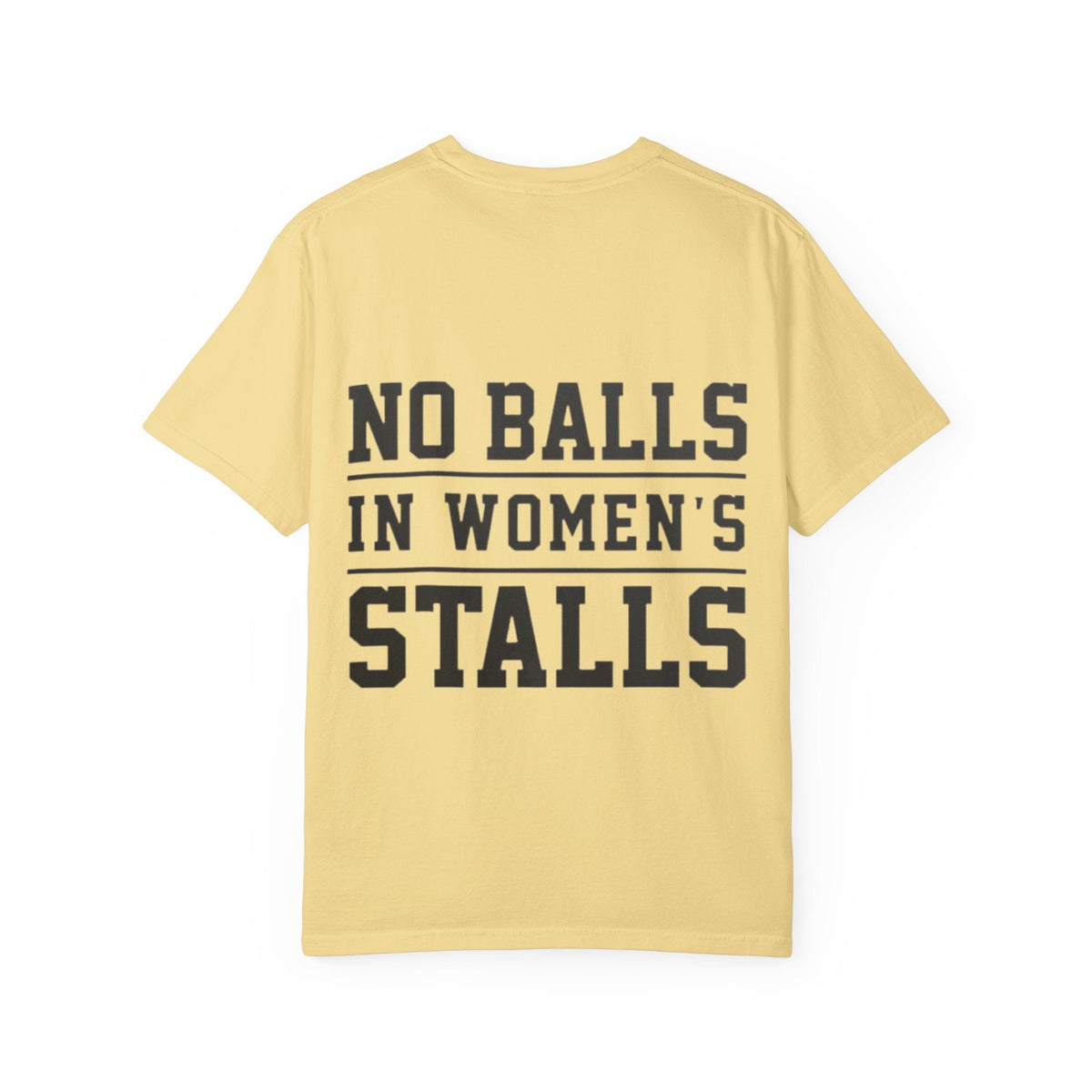 No Balls in Women’s Stalls Graphic Tee — Uplifted Sports Vibe T-Shirt Printify