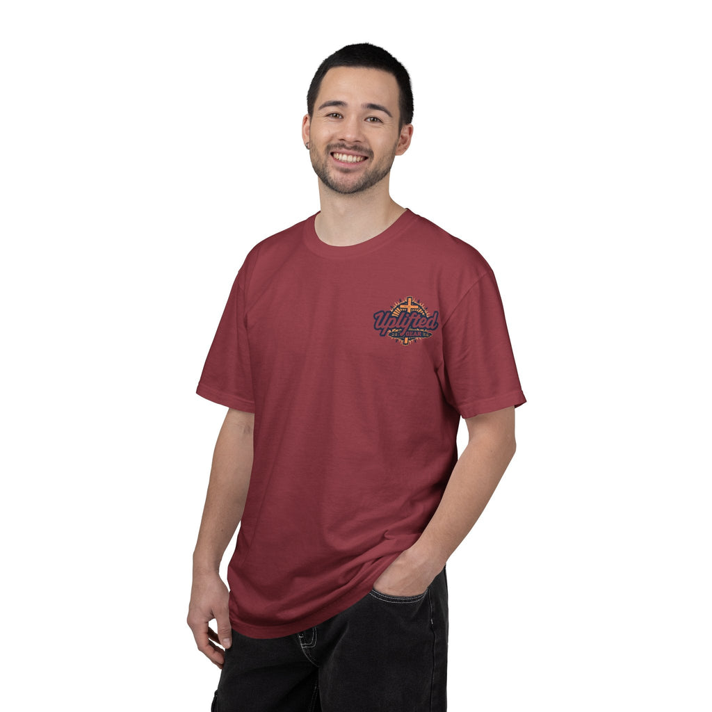 Jesus Is King T-shirt | Modern Typographic Cross Christian T-shirt Printify