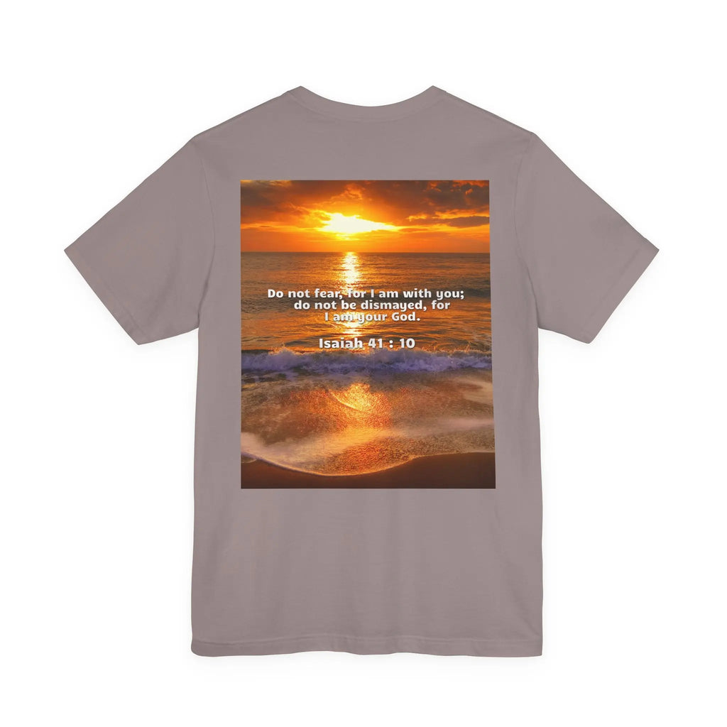 Bible Verse Unisex - Isaiah 41 : 10 Jersey Short Sleeve Tee Printify