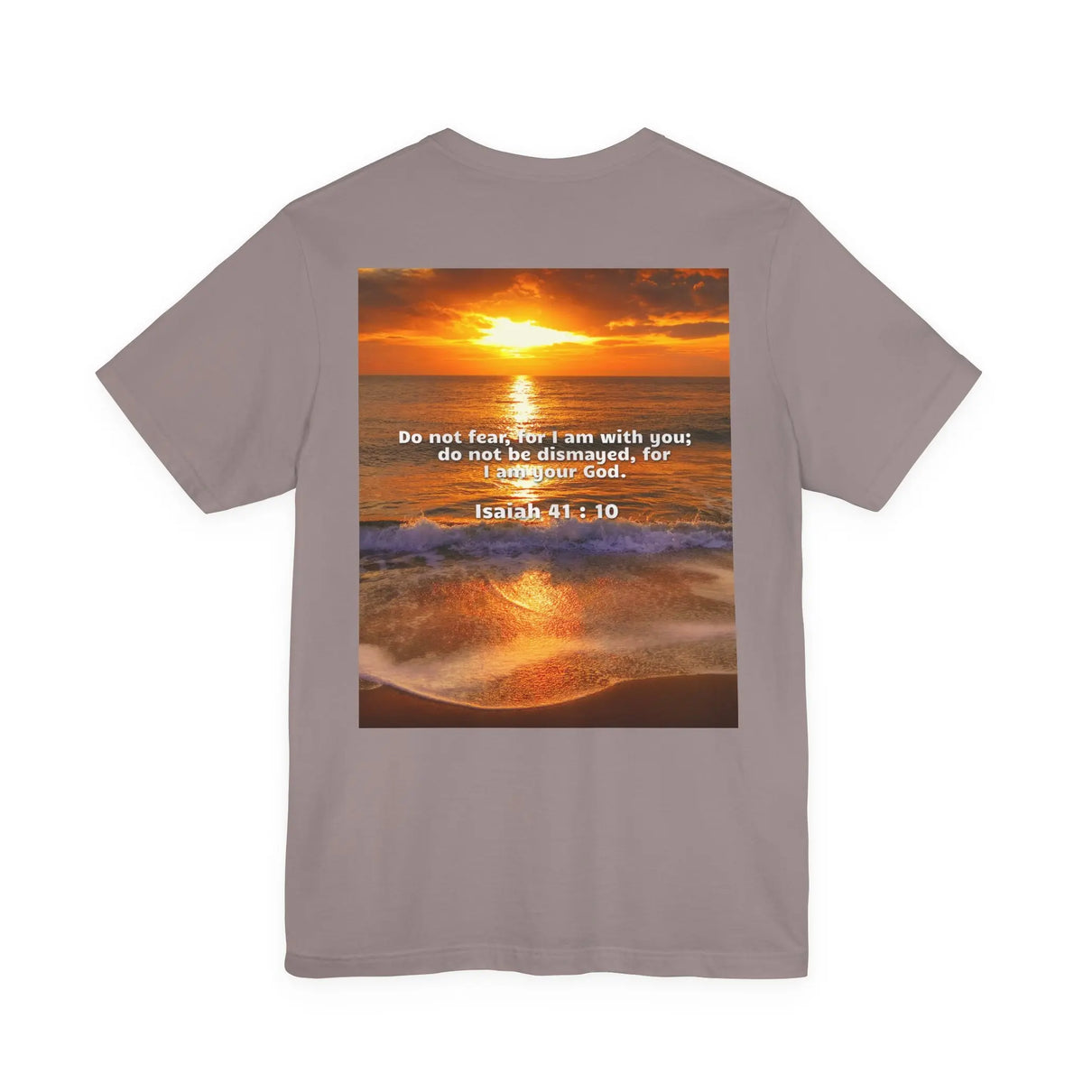 Bible Verse Unisex - Isaiah 41 : 10 Jersey Short Sleeve Tee Printify