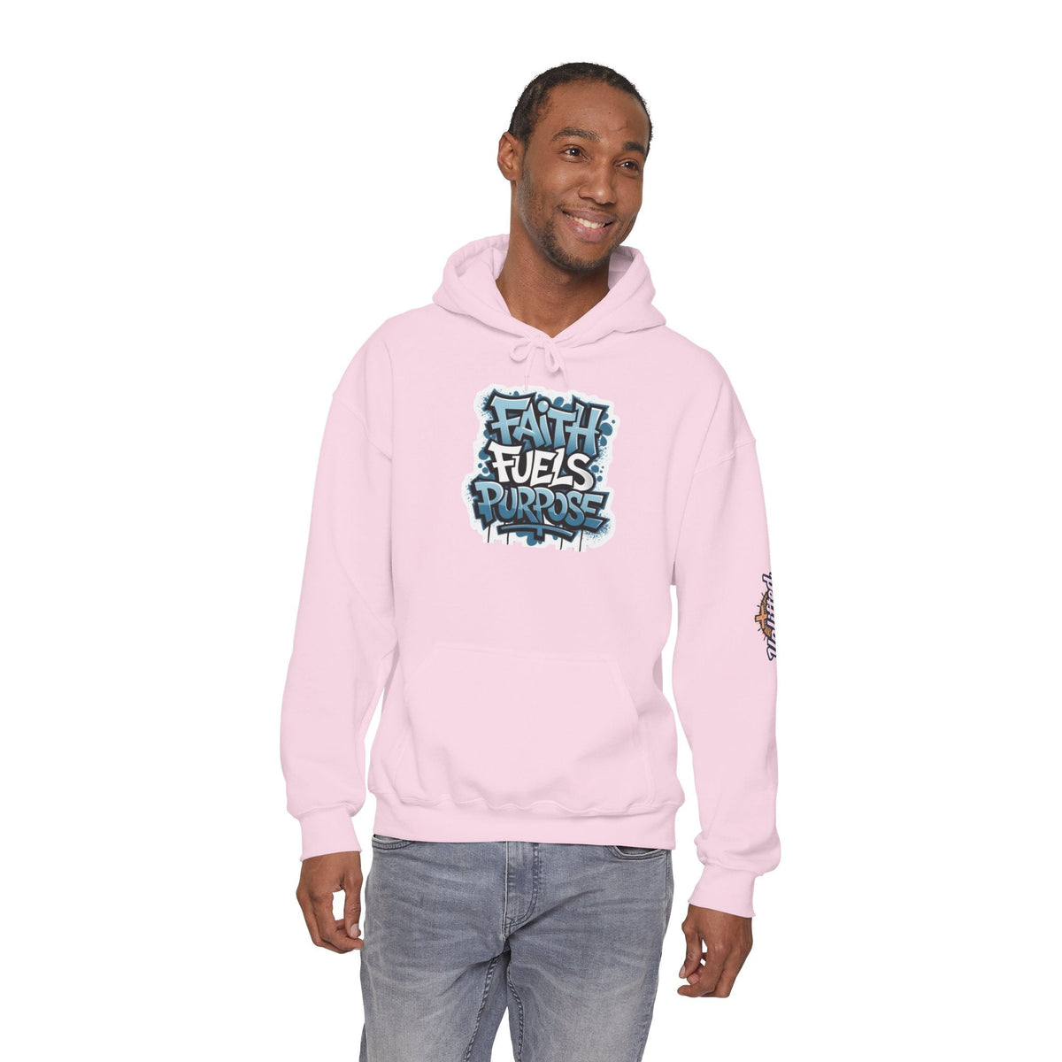 Faith Fuels Purpose Hoodie – Inspirational Christian Sweatshirt for Divine Drive & Unstoppable Belief Printify