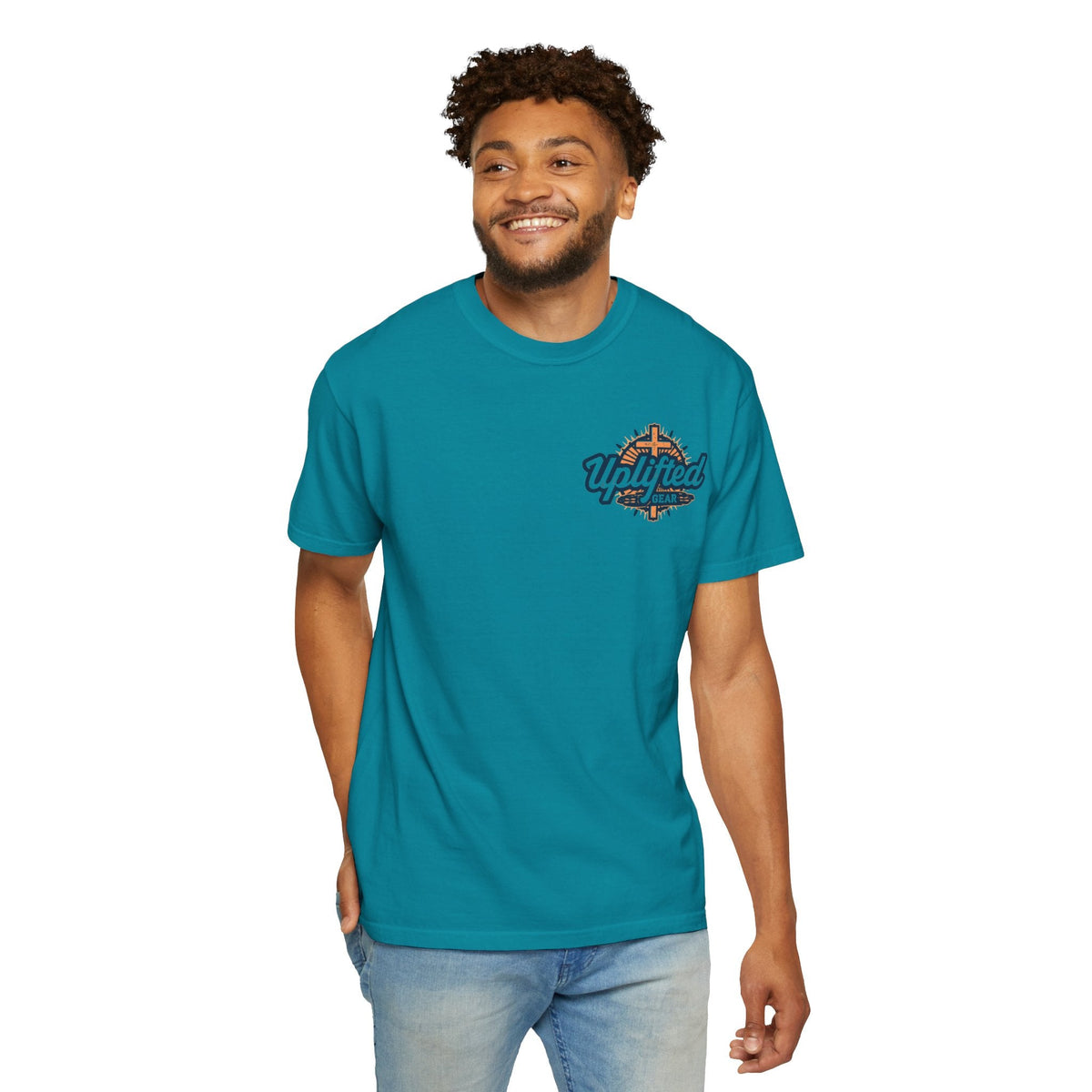 Jesus is King T-Shirt – Bold Christian Faith Tee with Crown & Cross for Eternal Reign Printify