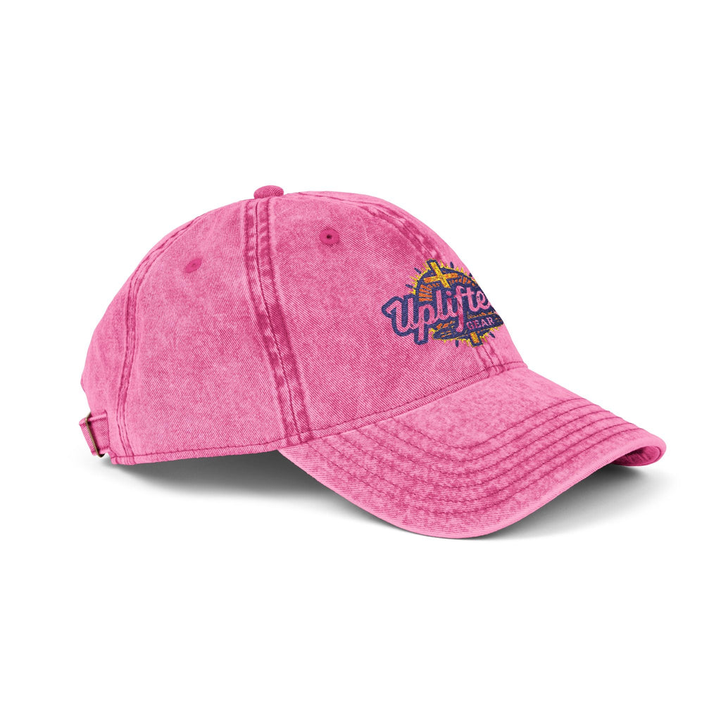 Uplifted Gear Embroidered Christian Hat – Bold Faith Cap for Inspired Living Printify