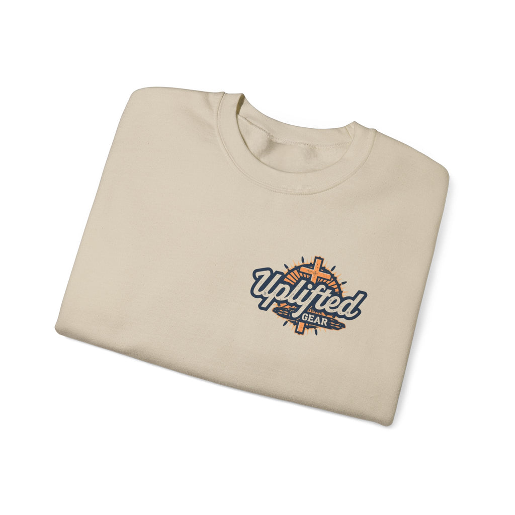 Religious Graphic Armor Of God Design - Unisex Heavy Blend™ Crewneck Sweatshirt Printify