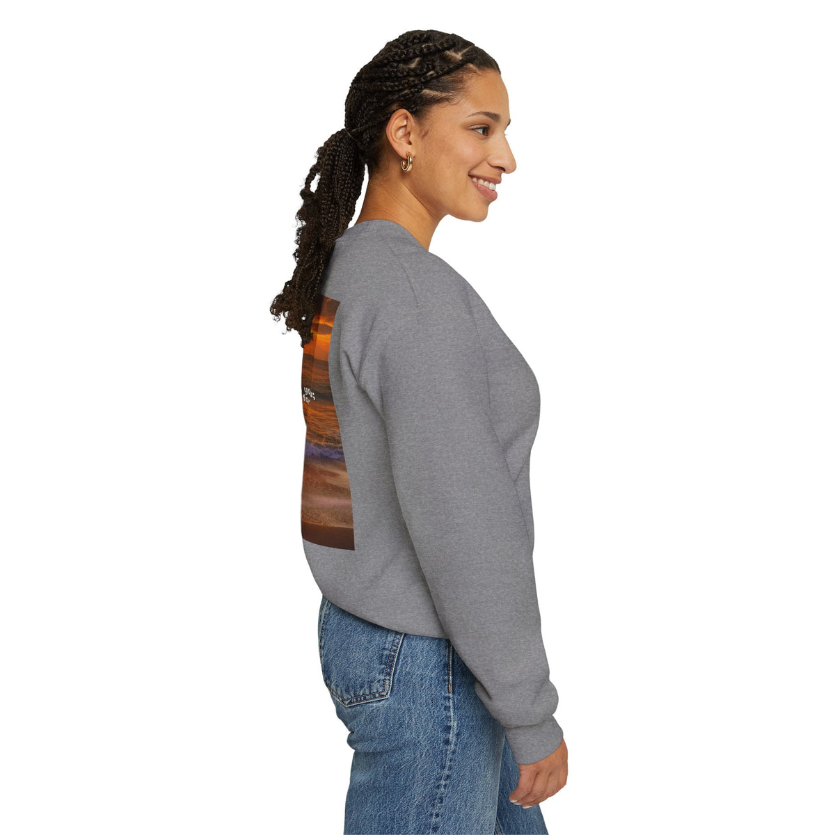 Bible Verse Unisex Heavy Blend™ Crewneck Sweatshirt - Isaiah 41 : 10 Printify