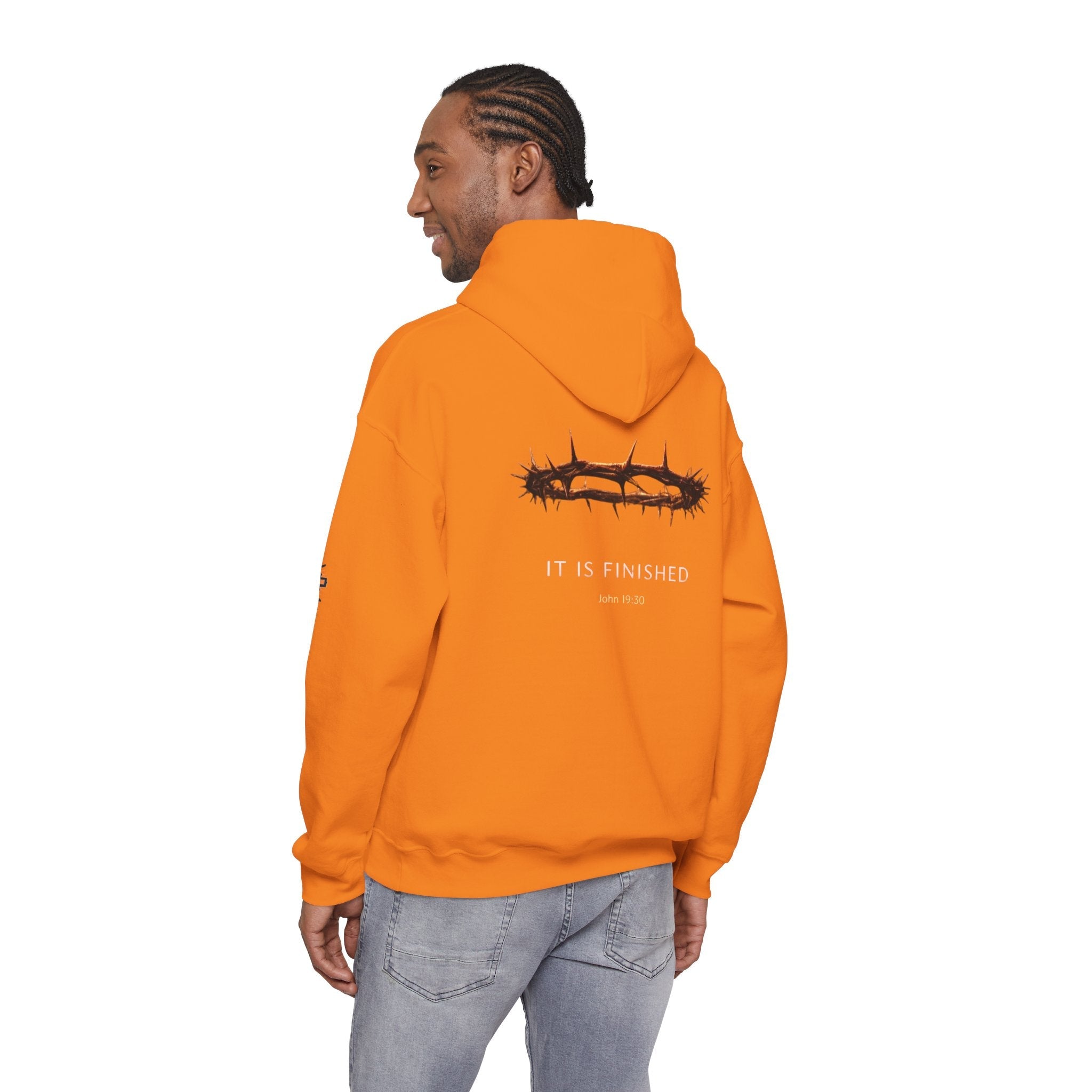 It Is Finished Crown of Thorns Hoodie — Christian John 19:30 Faith Hoodie Printify