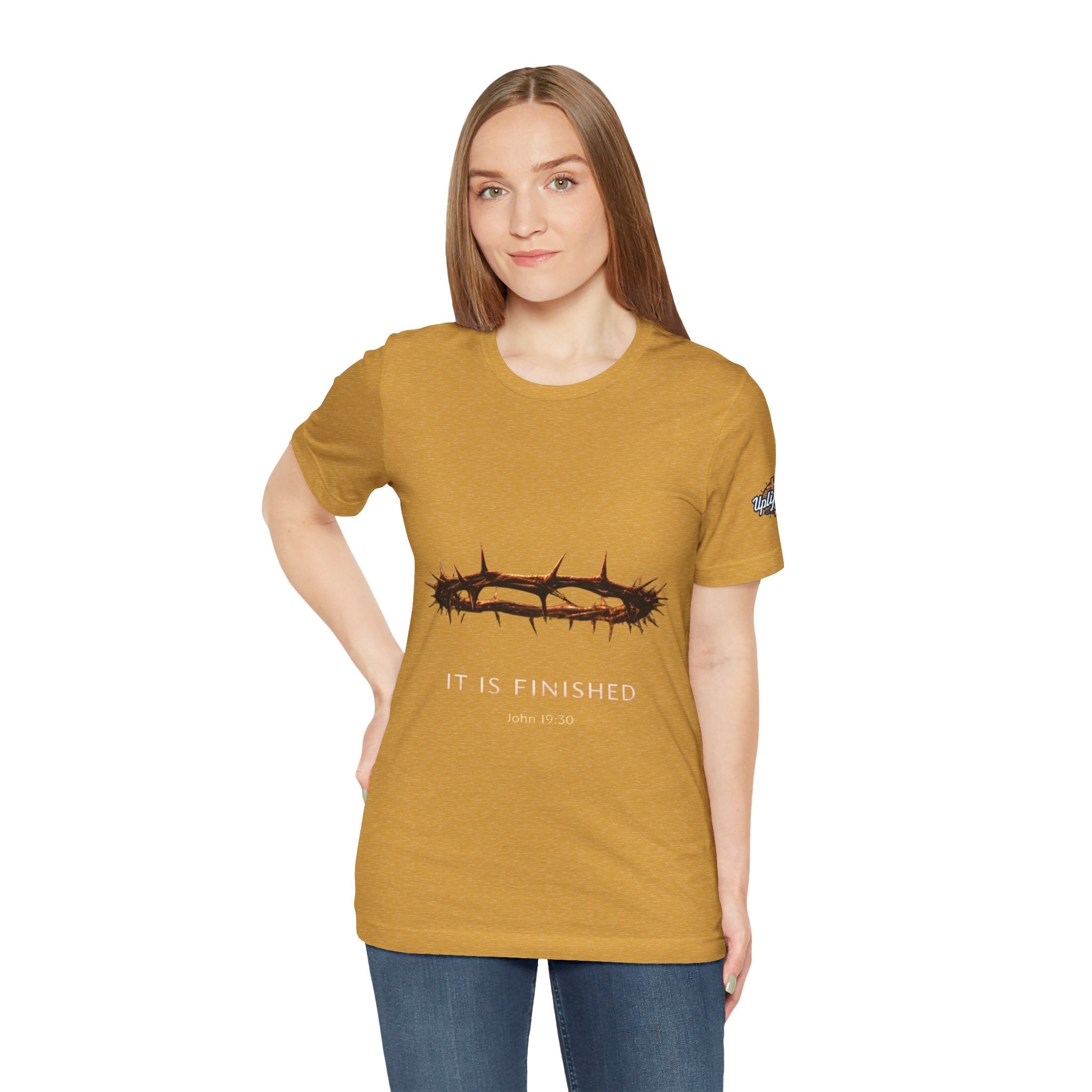 It Is Finished Crown of Thorns Tee — Christian John 19:30 Faith Shirt Printify