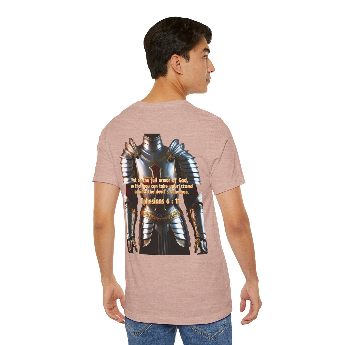 Religious Graphic Armor Of God Design - Unisex Jersey Short Sleeve Tee Printify