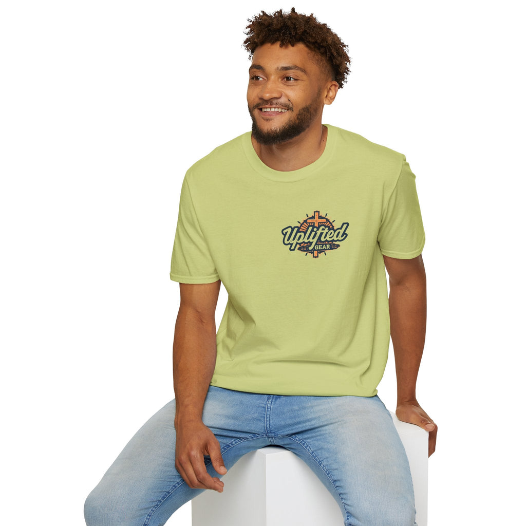 Religious Graphic Tee with Armor Of God Design - Unisex Softstyle T-Shirt Printify