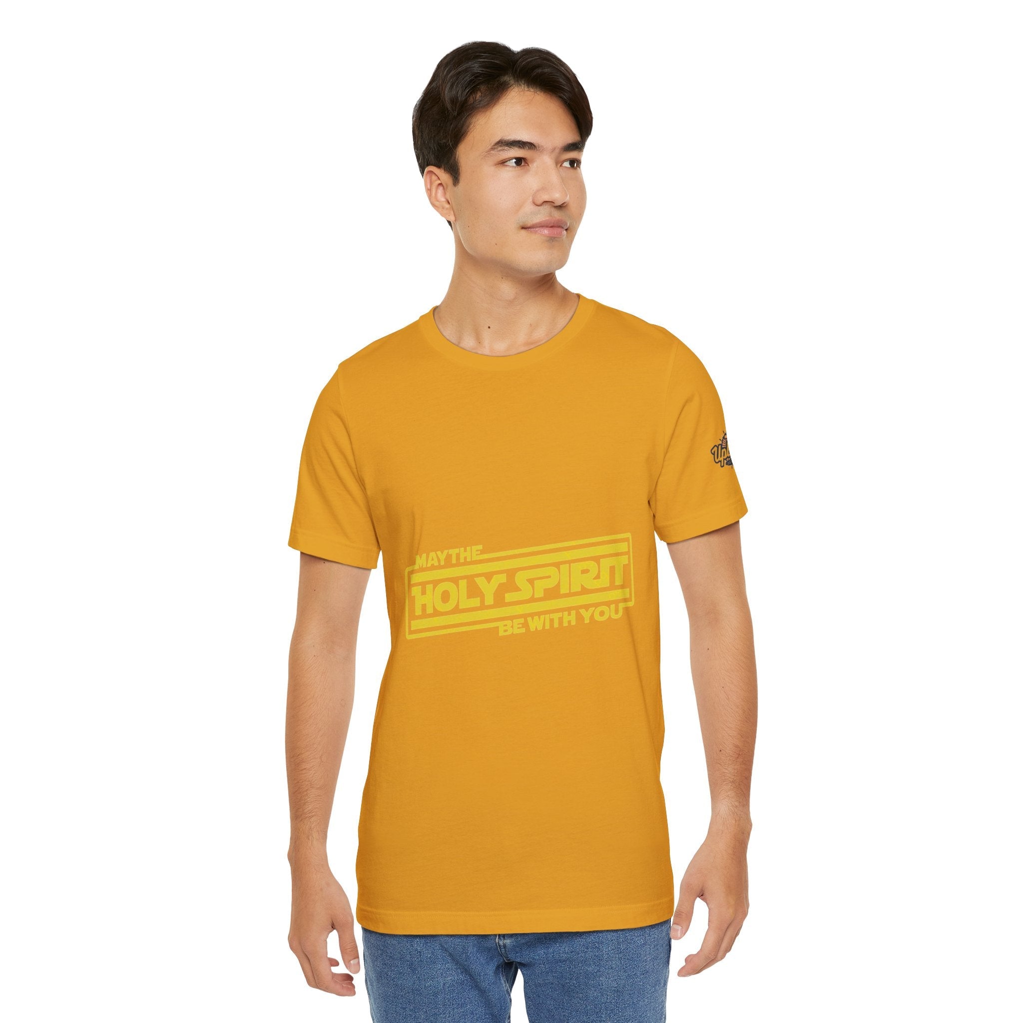 May the Holy Spirit Be With You T-shirt - Christian Star Wars Parody T-shirt Printify