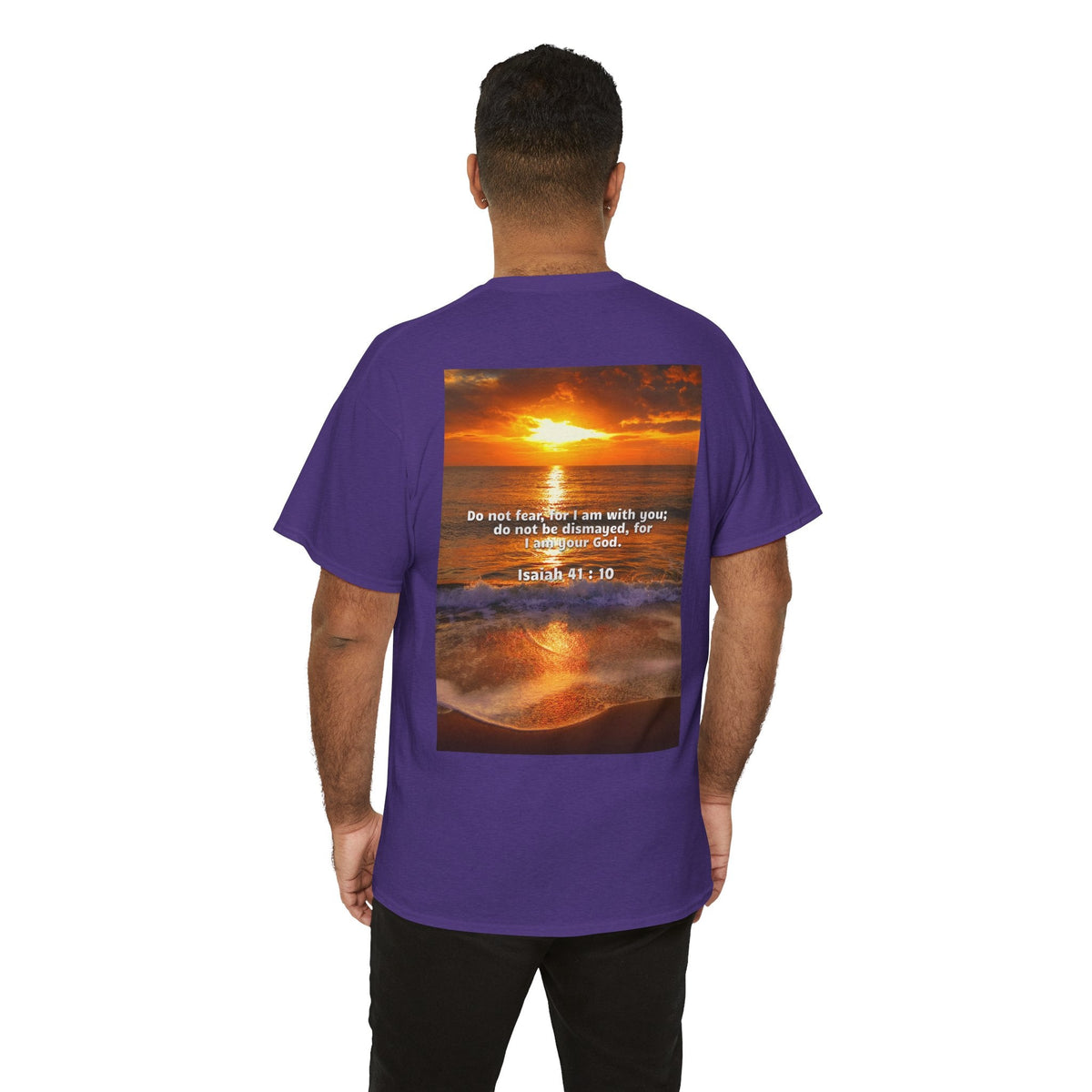 Bible Verse Unisex Tee -  Isaiah 41 : 10 Printify