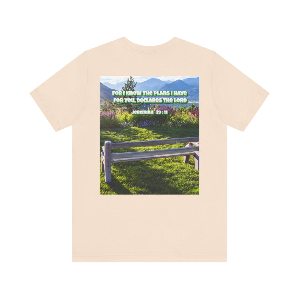 Bible Verse Unisex Tee - Jeremiah 29 : 11 Printify