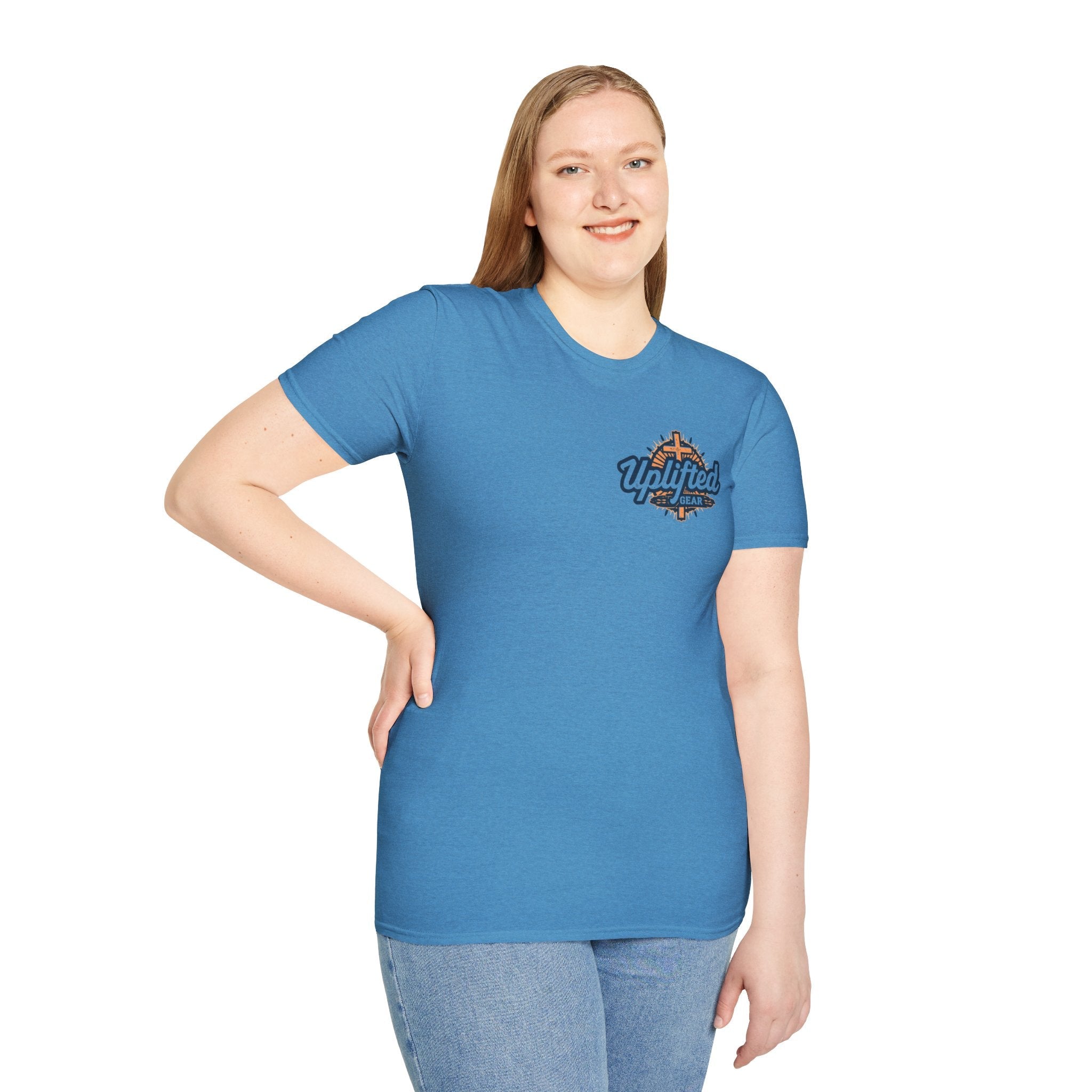 Religious Graphic Armor Of God Design - Unisex Softstyle T-Shirt Printify