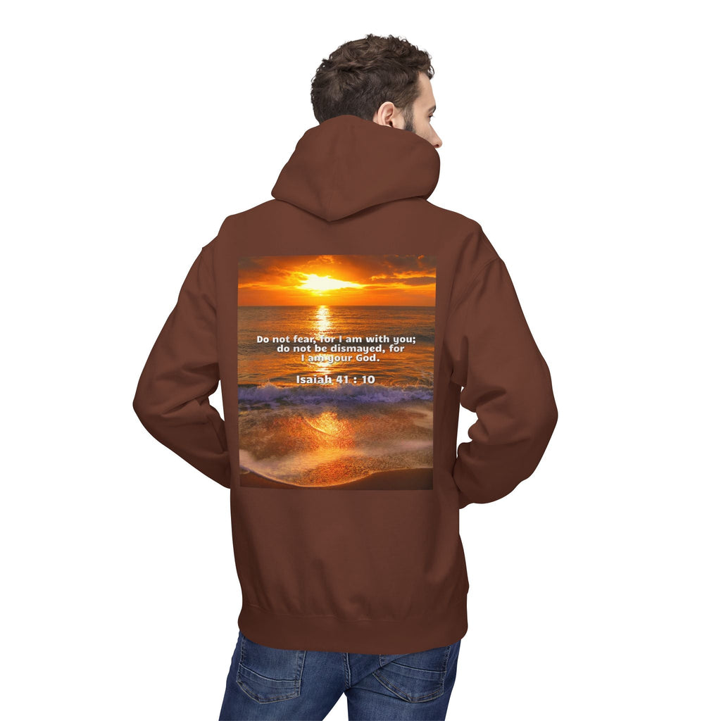 Hoodie - Isaiah 41:10 Bible Verse Religious Design Printify