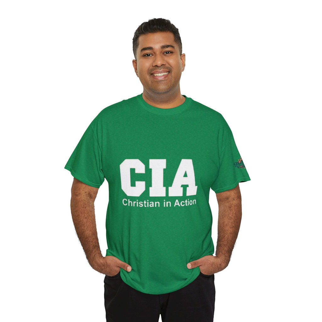 CIA Christian in Action T-shirt - Funny Faith Parody T-shirt - Mission Ready Apparel Printify