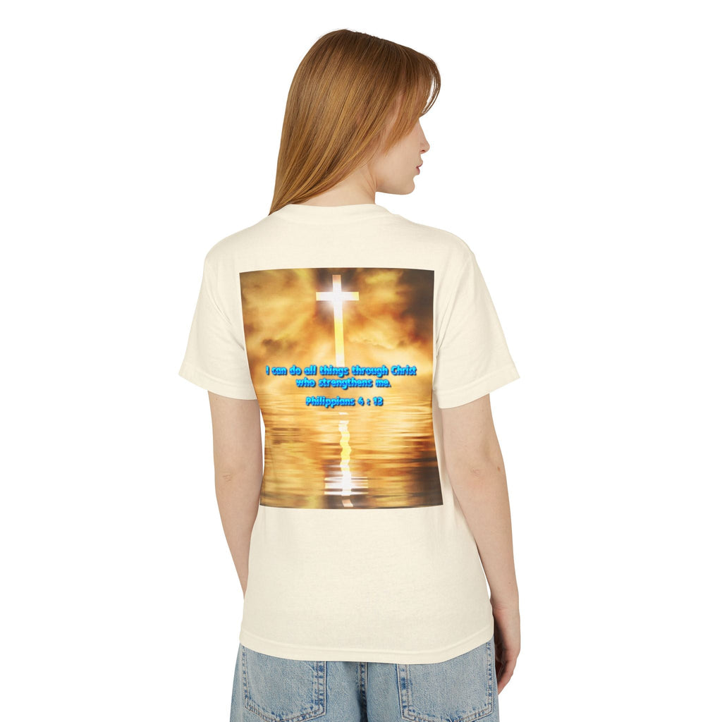 Bible Verse Tee - Philippians 4 : 13 Unisex Shirt Printify
