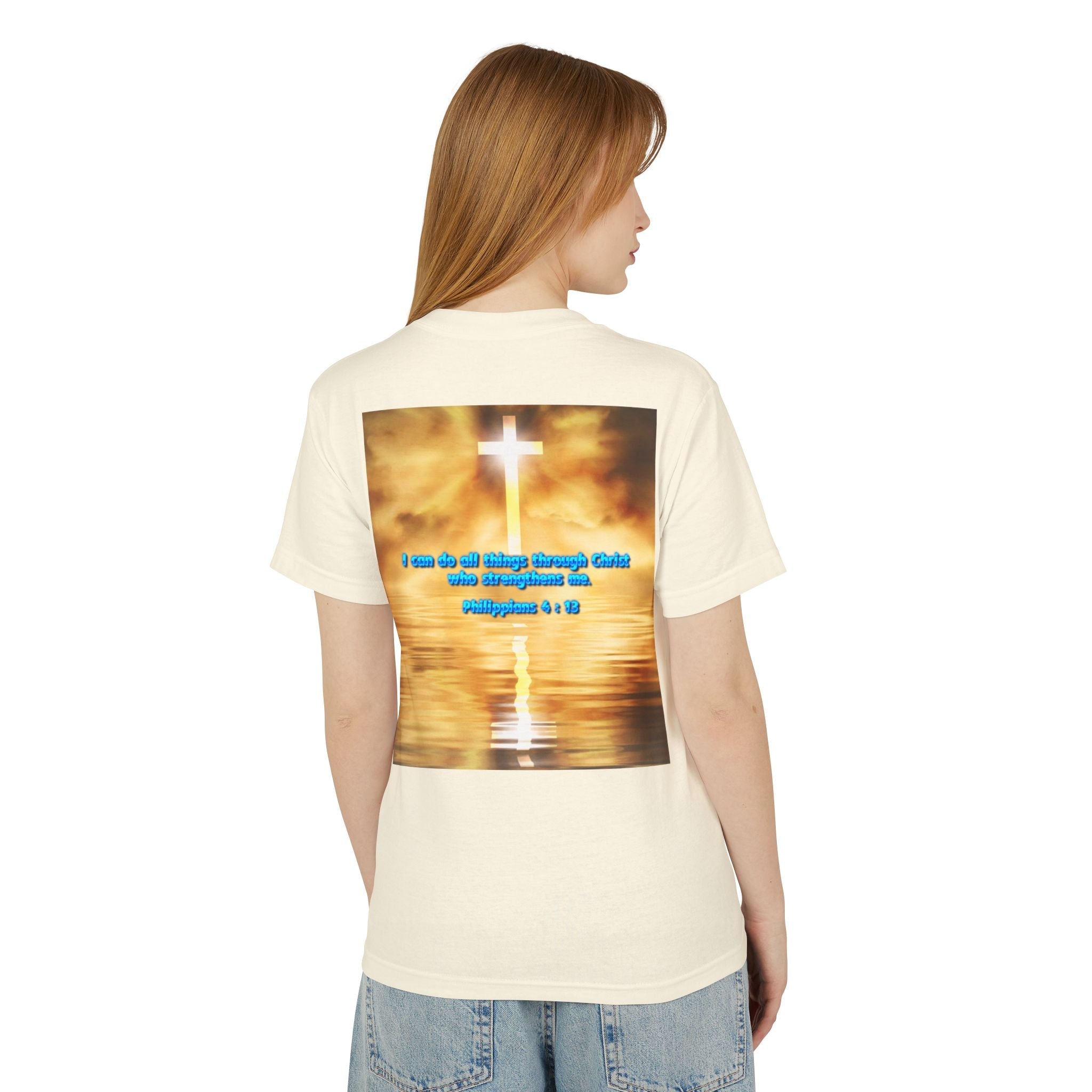 Bible Verse Tee - Philippians 4 : 13 Unisex Shirt Printify