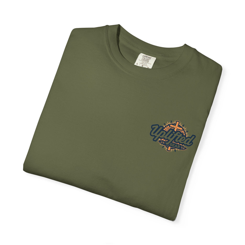 Bible Verse Unisex Garment-Dyed T-shirt - Isaiah 41 : 10 Printify